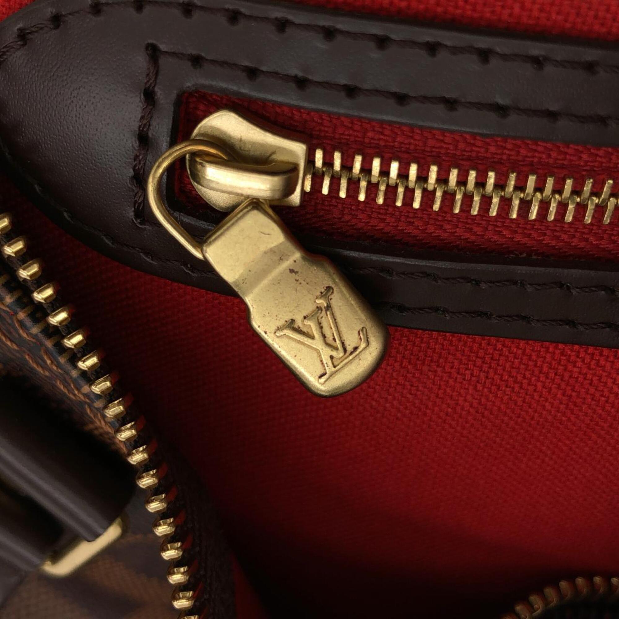 Louis Vuitton Ebene Coated Canvas Boston Bag (Pre-Owned)