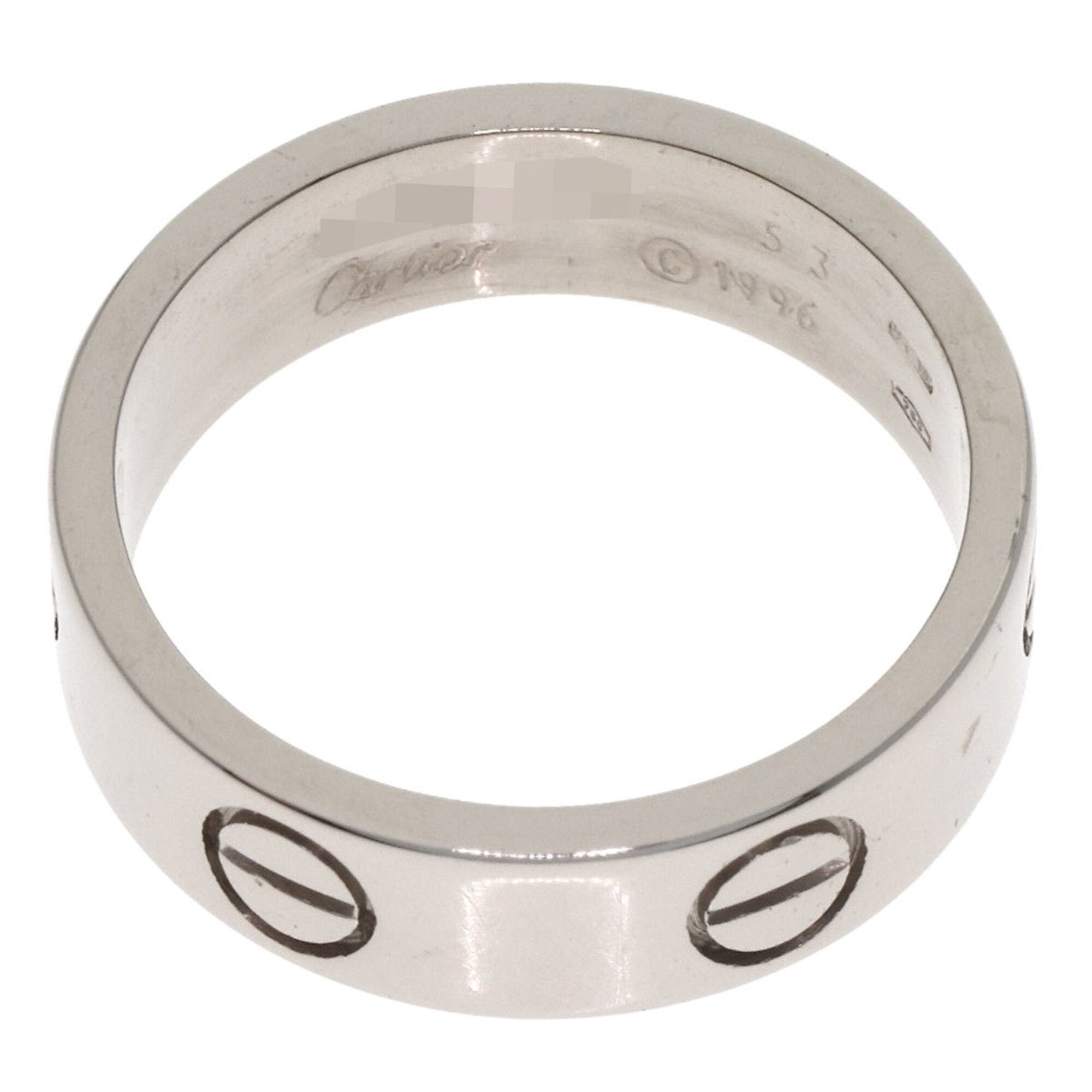 Cartier White Gold (18K) Band Ring (Pre-Owned)