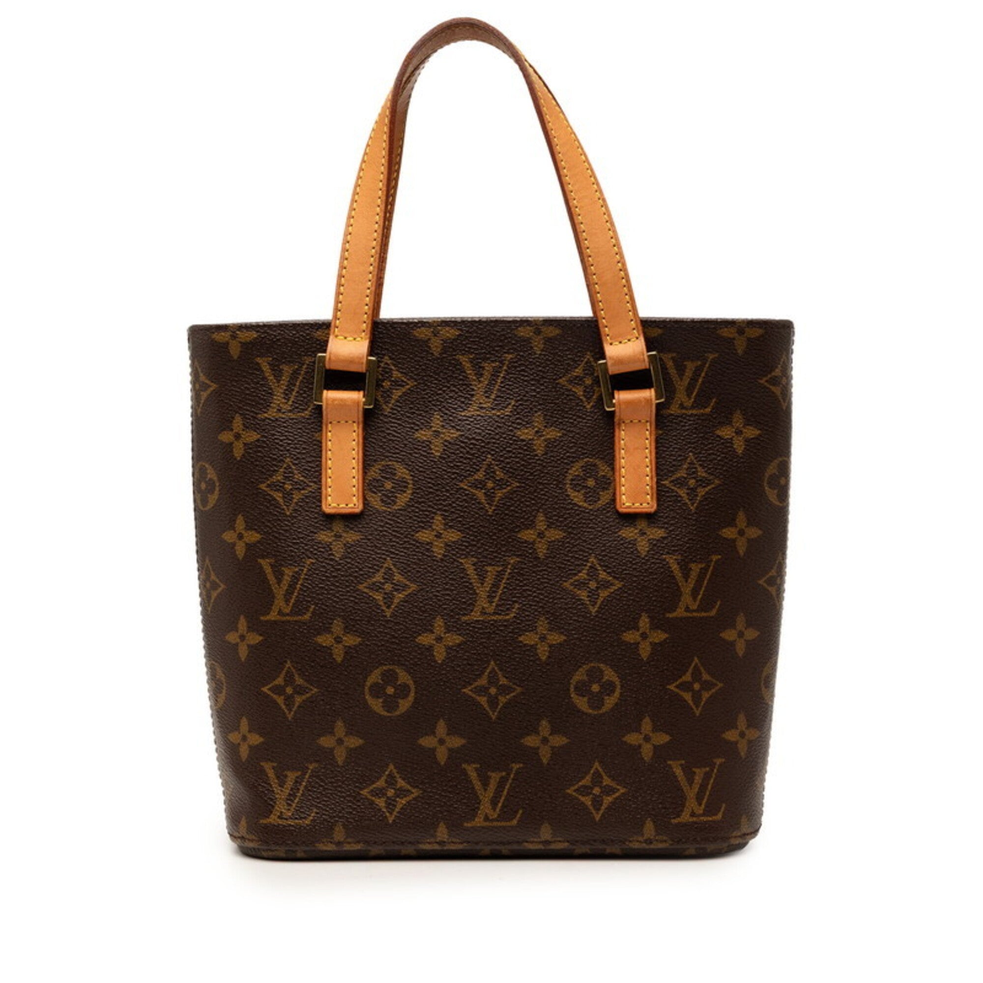 Louis Vuitton Monogram Brown Pvc Leather Handbag (Pre-Owned)