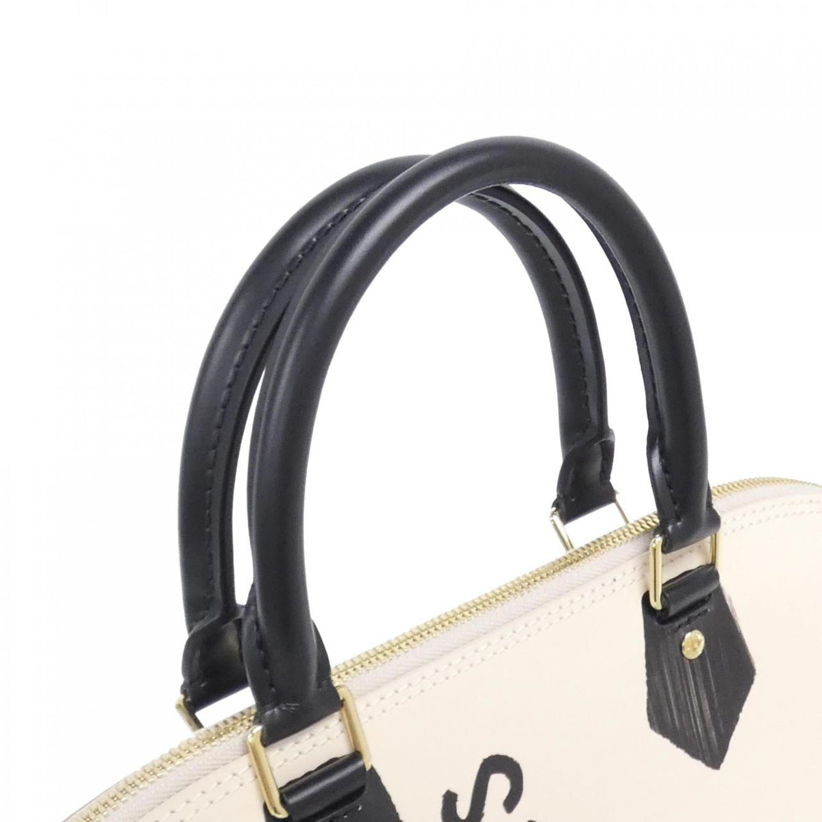 Louis Vuitton Beige Leather Handbag (Pre-Owned)