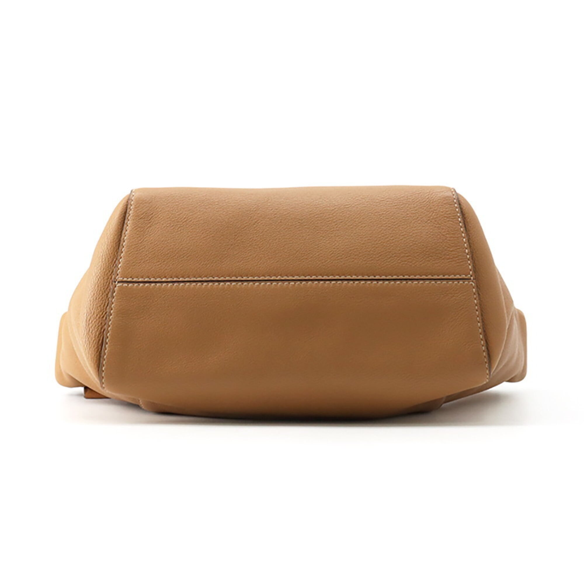 Prada Brown Leather Shoulder Bag (Pre-Owned)