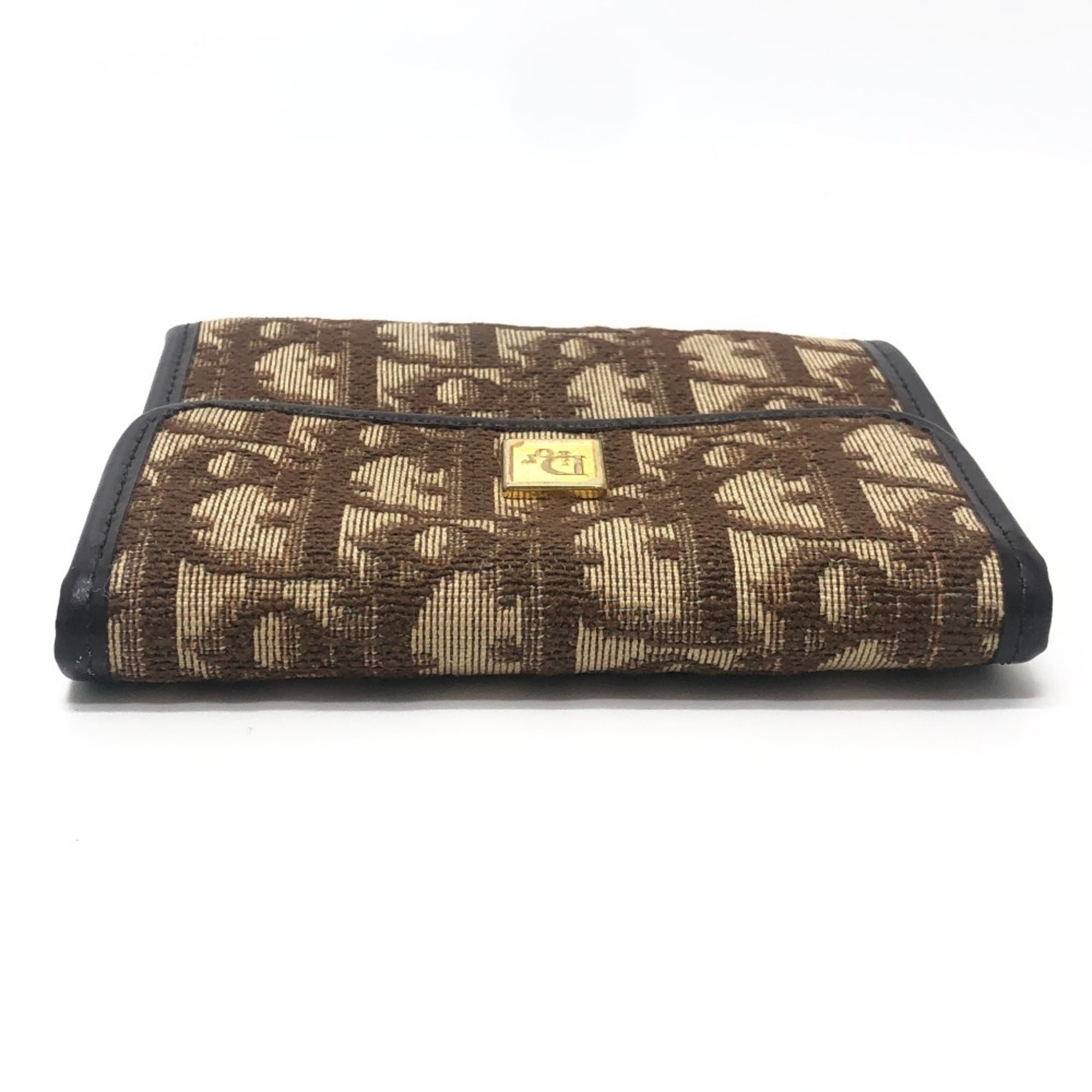 Christian Dior Brown Trotter Wallet (Tri-Fold) (Pre-Owned)