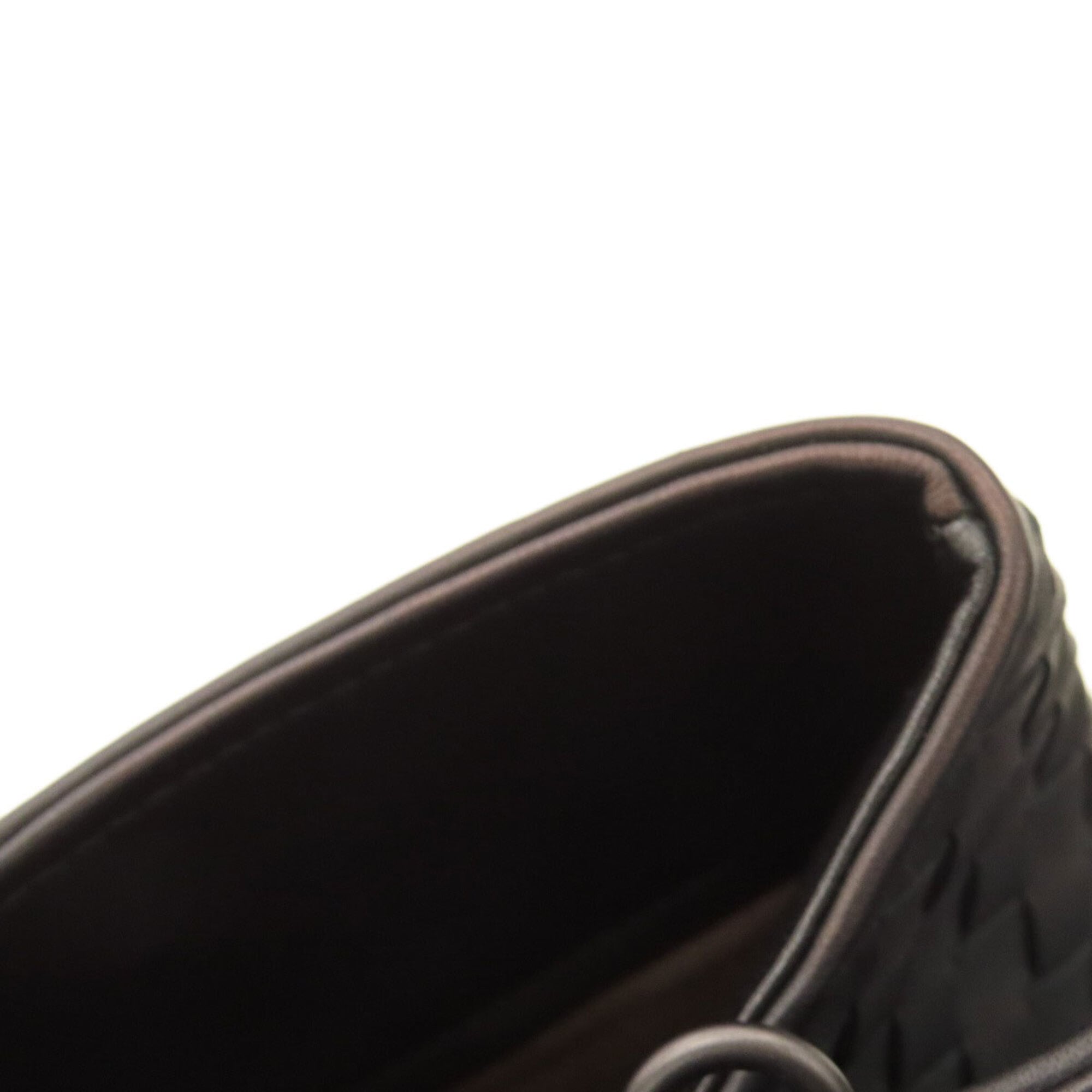 Bottega Veneta Intrecciato Black Leather Tote Bag (Pre-Owned)