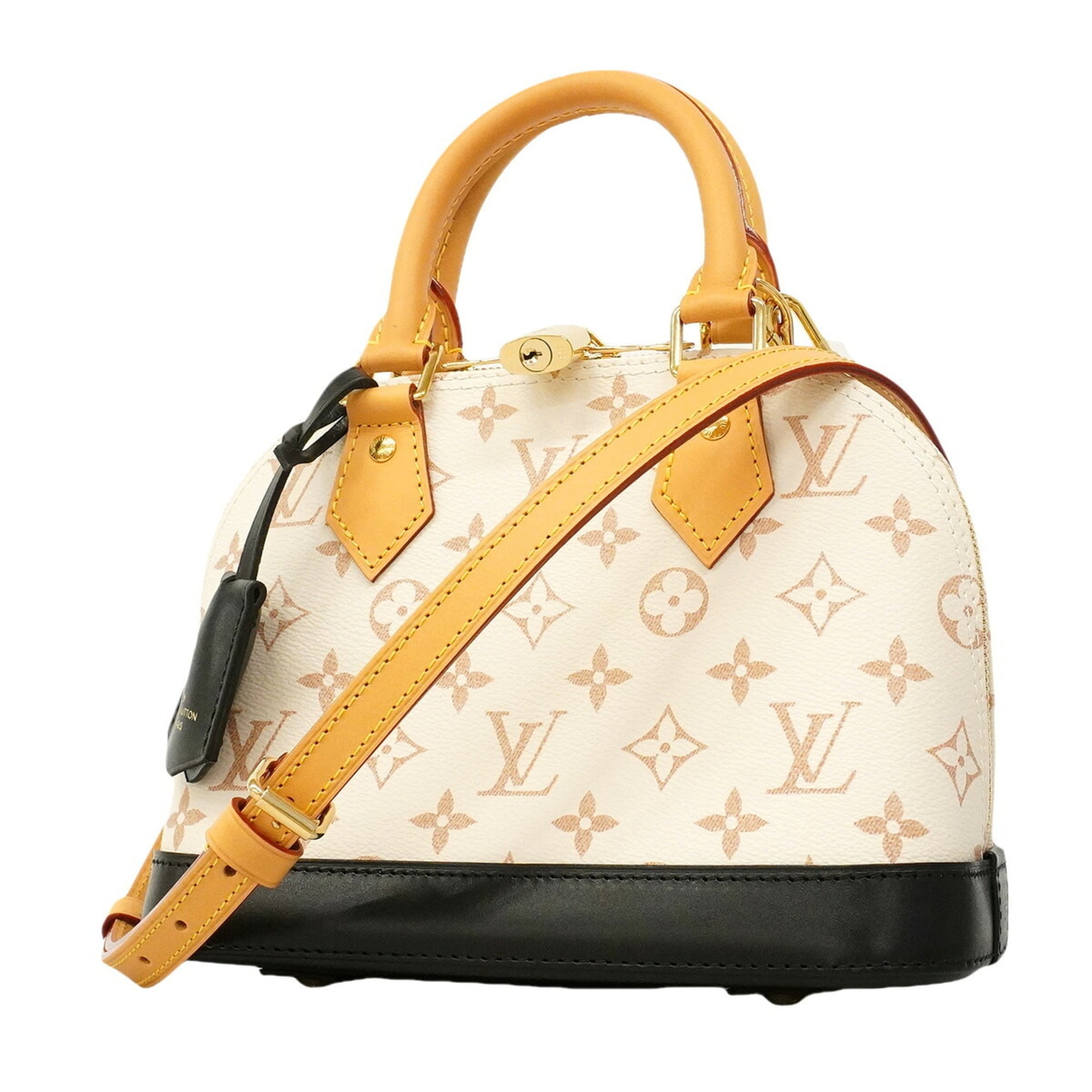 Louis Vuitton Black White Handbag (Pre-Owned)