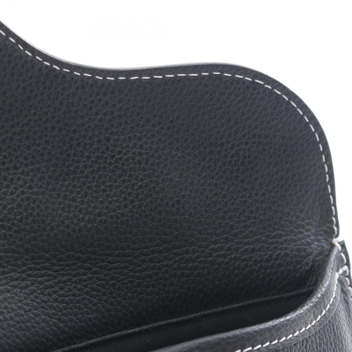 Christian Dior Black Leather Handbag Saddle Bag Shoulder Bag (Pre-Owned)