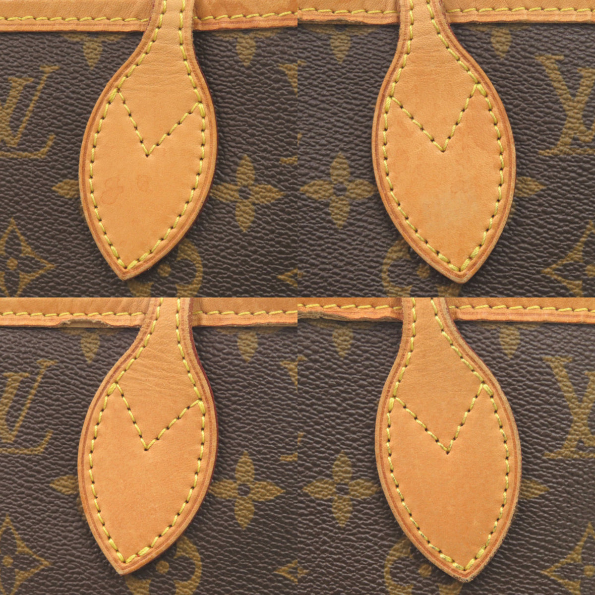 Louis Vuitton Brown Monogram Red Color Monogram Tote Bag (Pre-Owned)