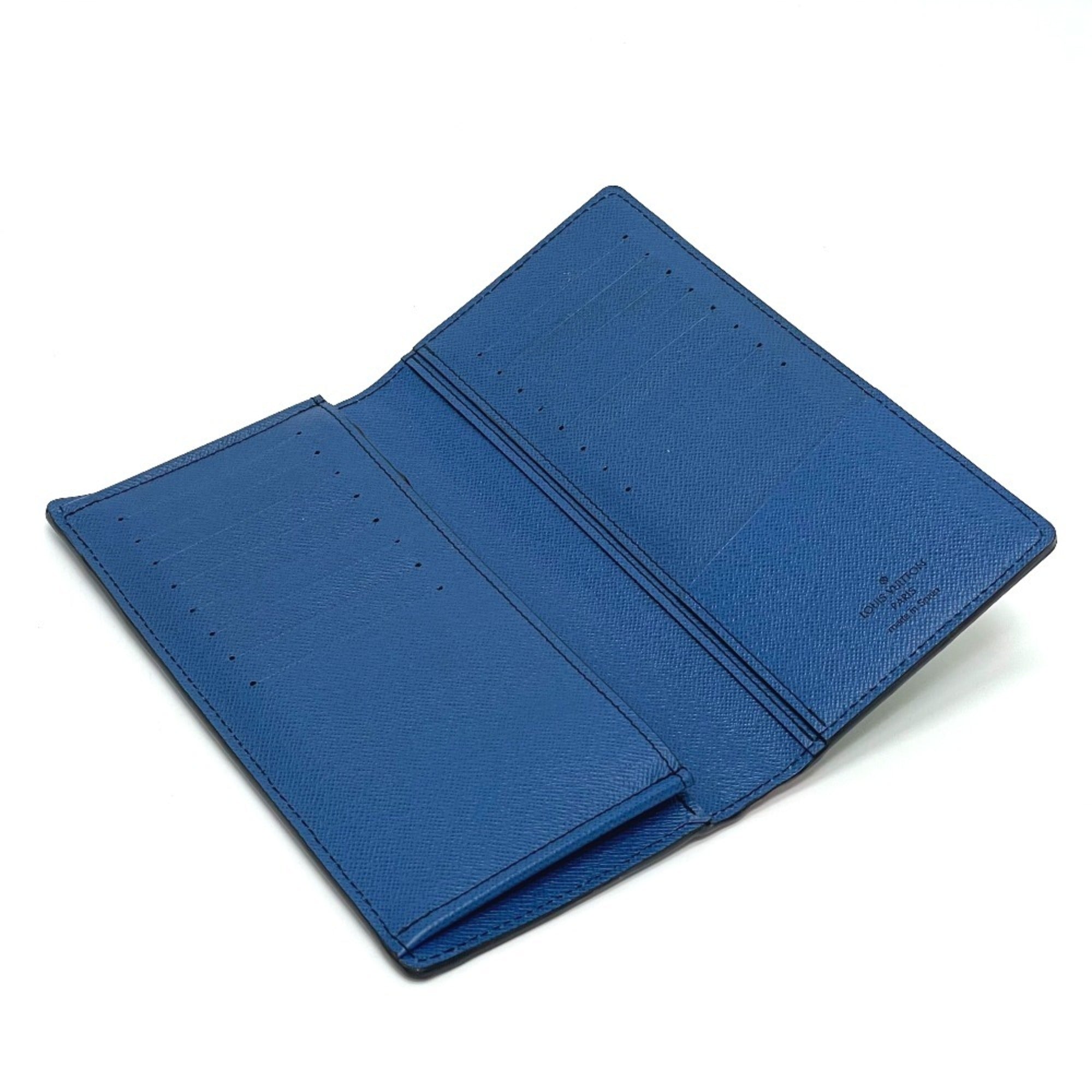 Louis Vuitton Epi Blue Green Red Color Epi Leather Long Wallet (Bi-Fold) (Pre-Owned)