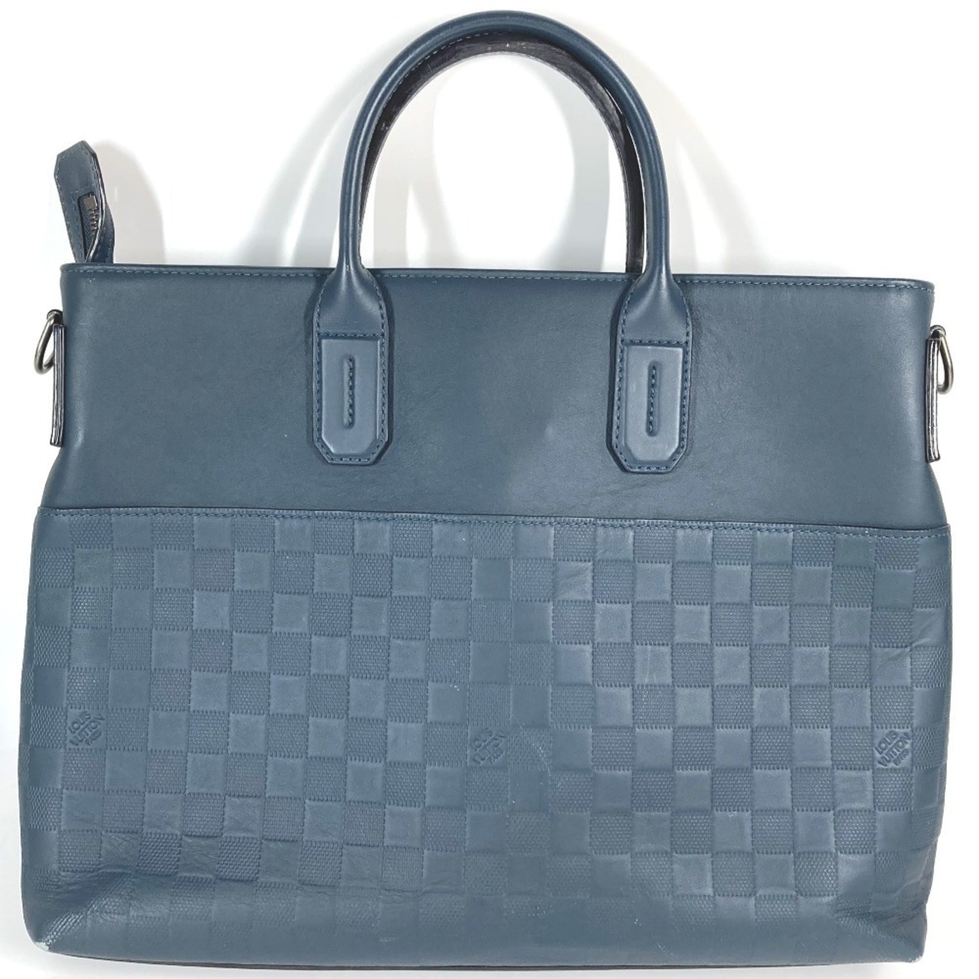 Louis Vuitton Cosmos Navy Damier Infini Shoulder Bag Tote Bag (Pre-Owned)
