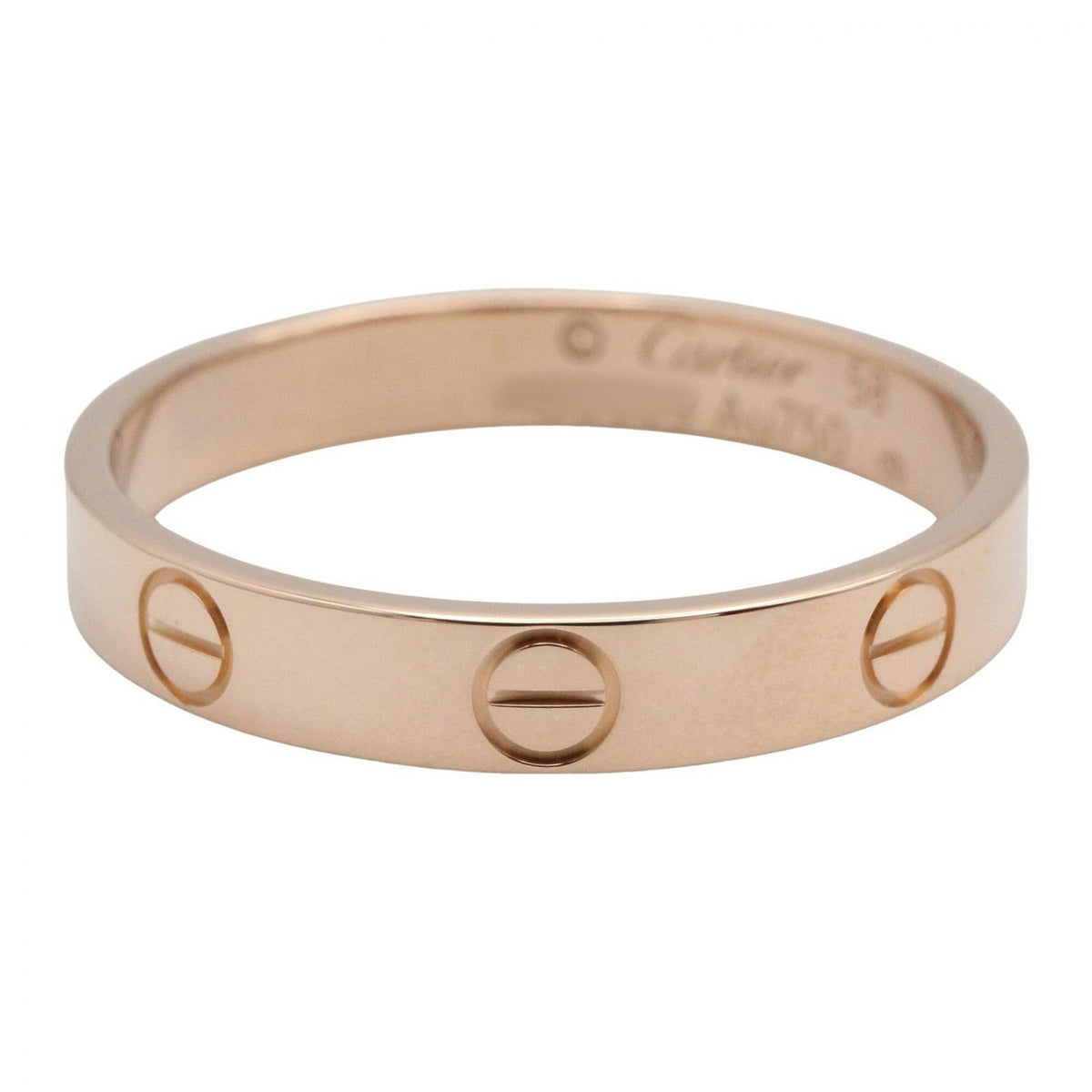 Cartier Gold Pink Gold (18K) Band Ring (Pre-Owned)