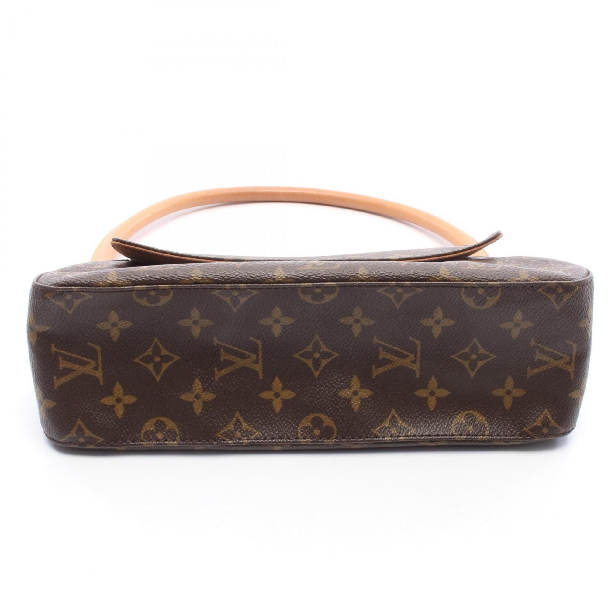 Louis Vuitton Brown Coated Canvas Pvc Monogram Leather Handbag (Pre-Owned)