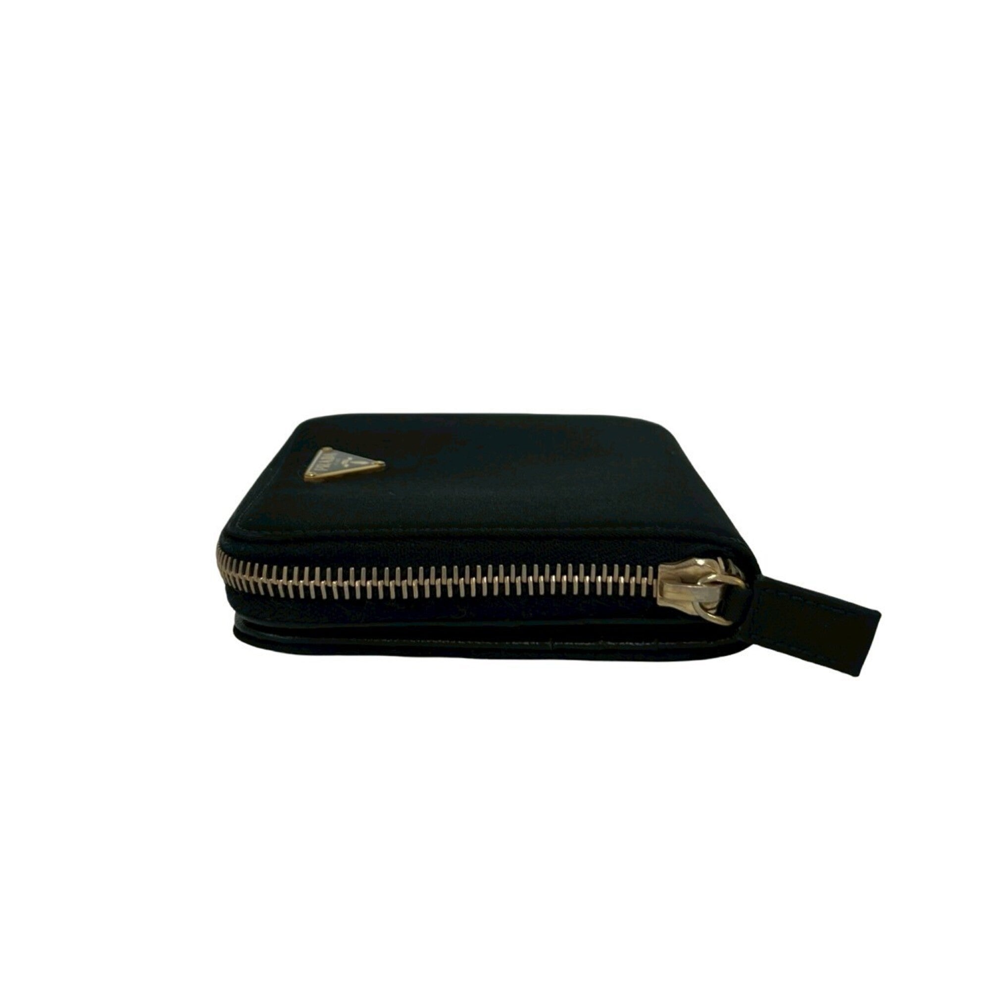 Prada Black Nylon Leather Wallet (Bi-Fold) (Pre-Owned)