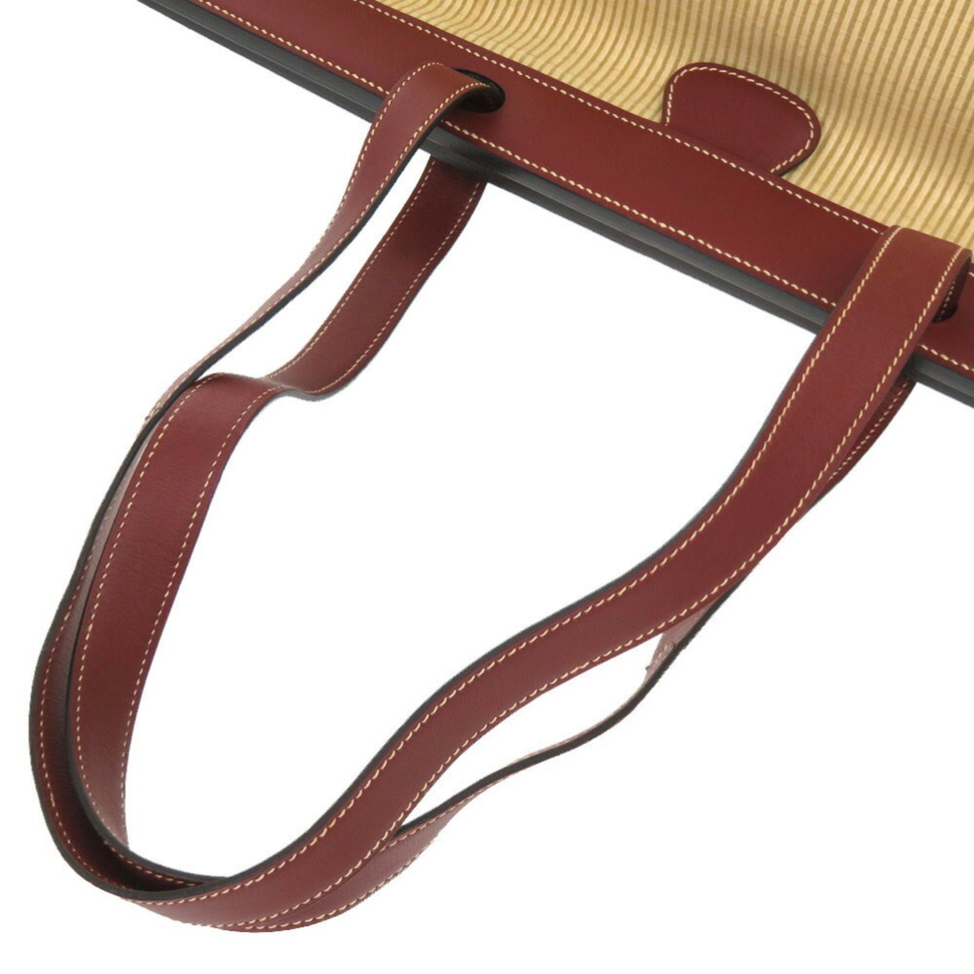 Hermes Rouge H Crinoline Tote Bag (Pre-Owned)