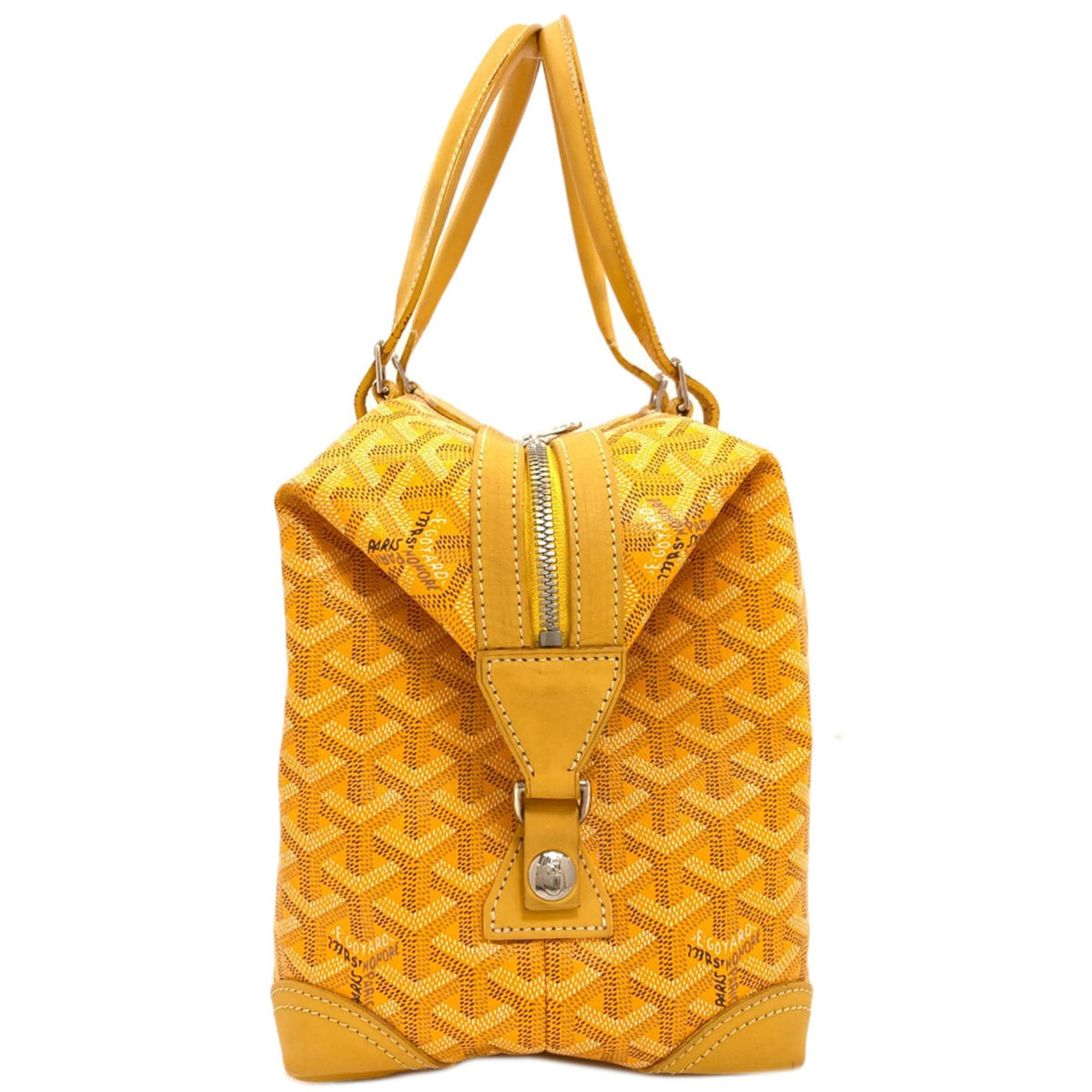 Goyard Yellow Pvc Boston Bag (Pre-Owned)