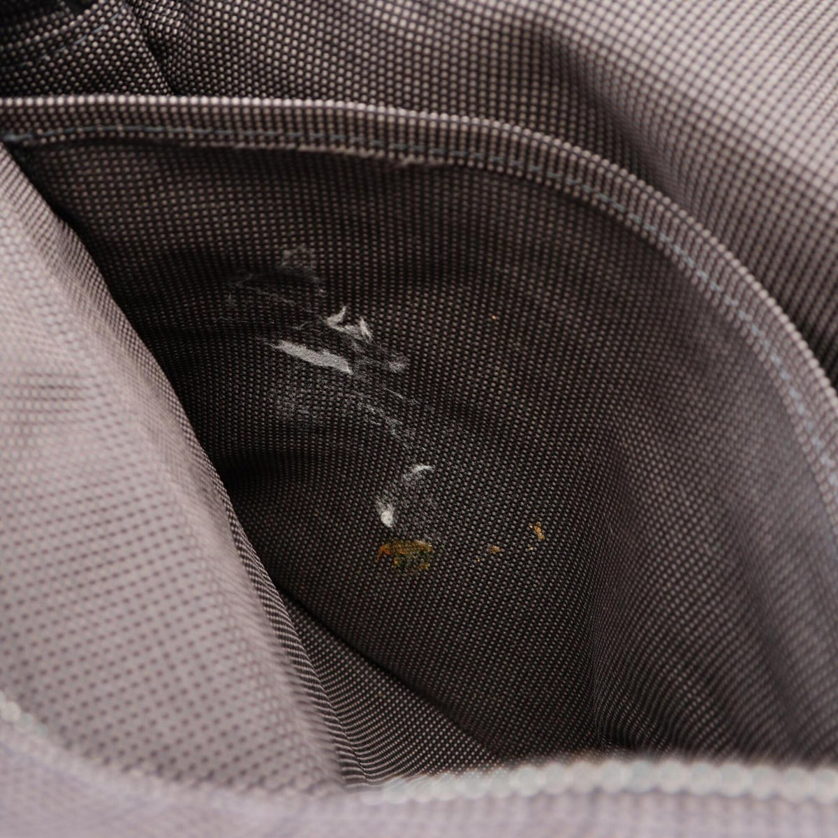 Hermes Gray Nylon Canvas Backpack (Pre-Owned)