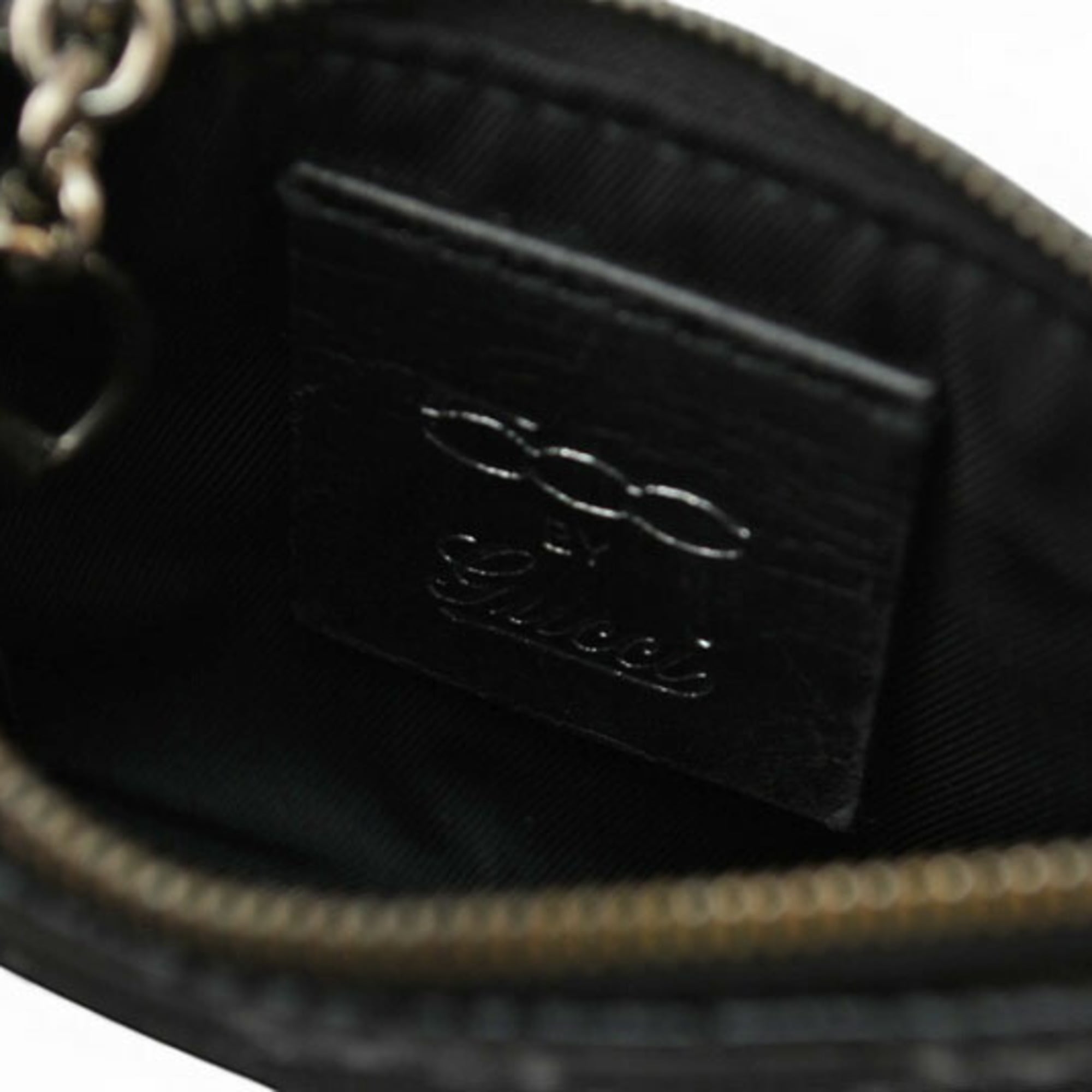 Gucci Black Coated Canvas Coin Purse/Coin Case (Pre-Owned)