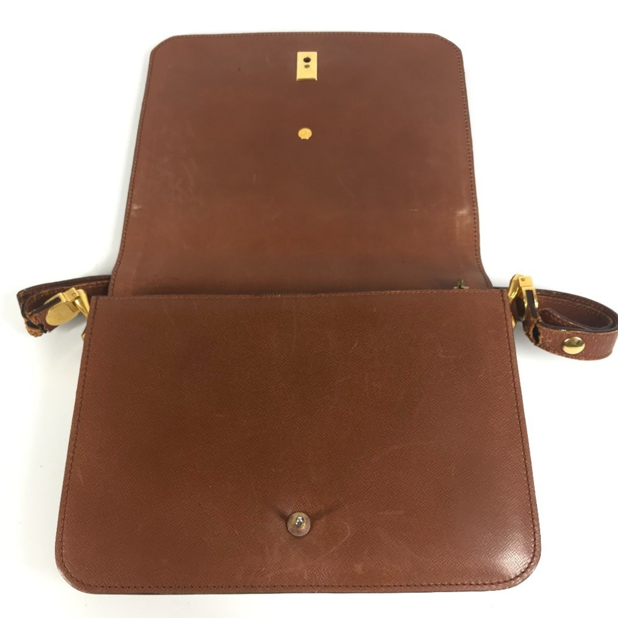 Louis Vuitton Brown Monogram Canvas Pochette Shoulder Bag (Pre-Owned)
