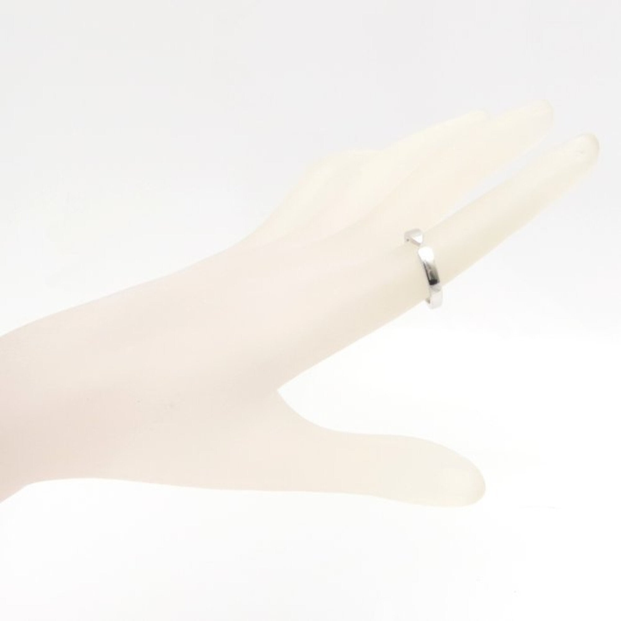 Chaumet Silver Platinum 950 Wedding Ring (Pre-Owned)