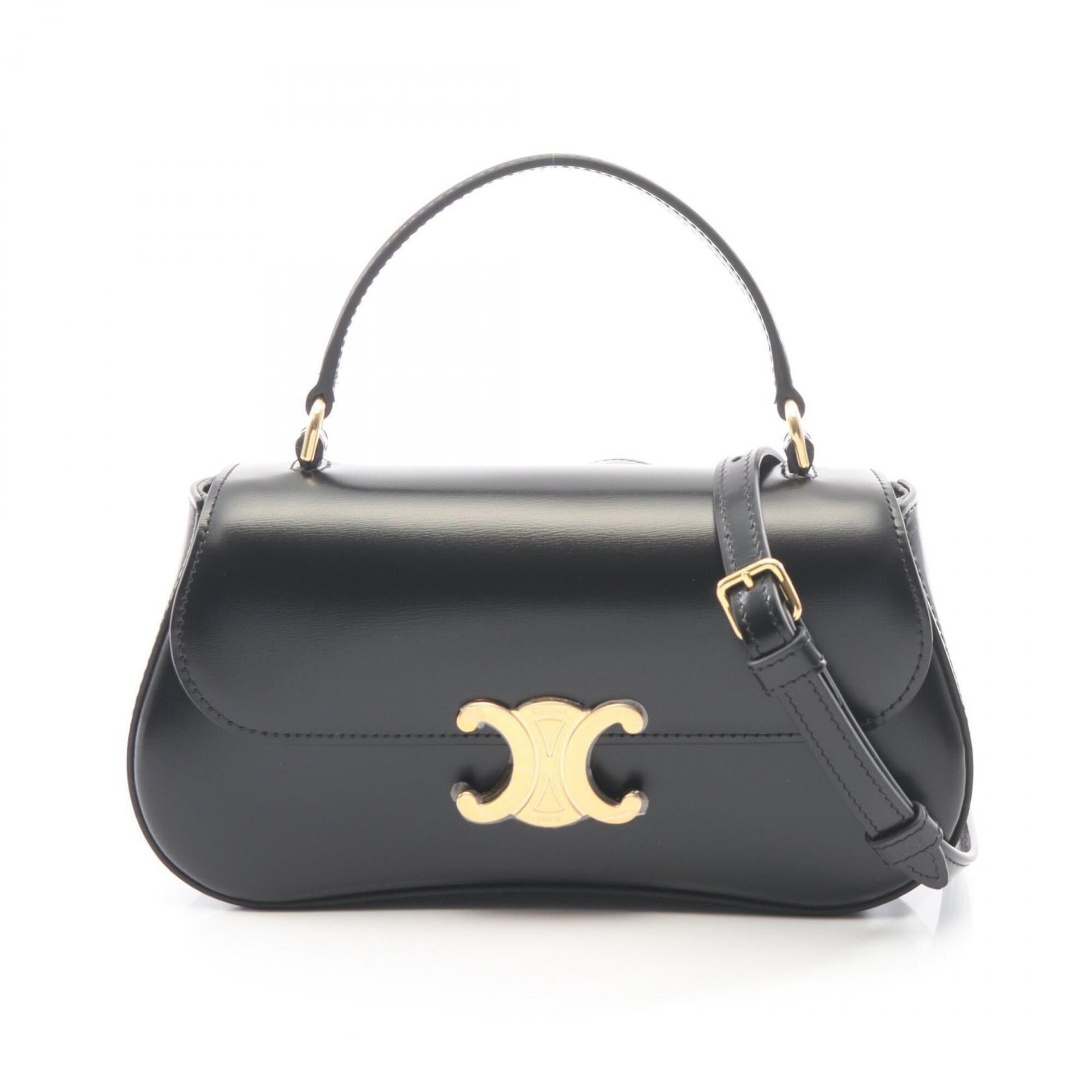 Celine Black Leather Handbag (Pre-Owned)