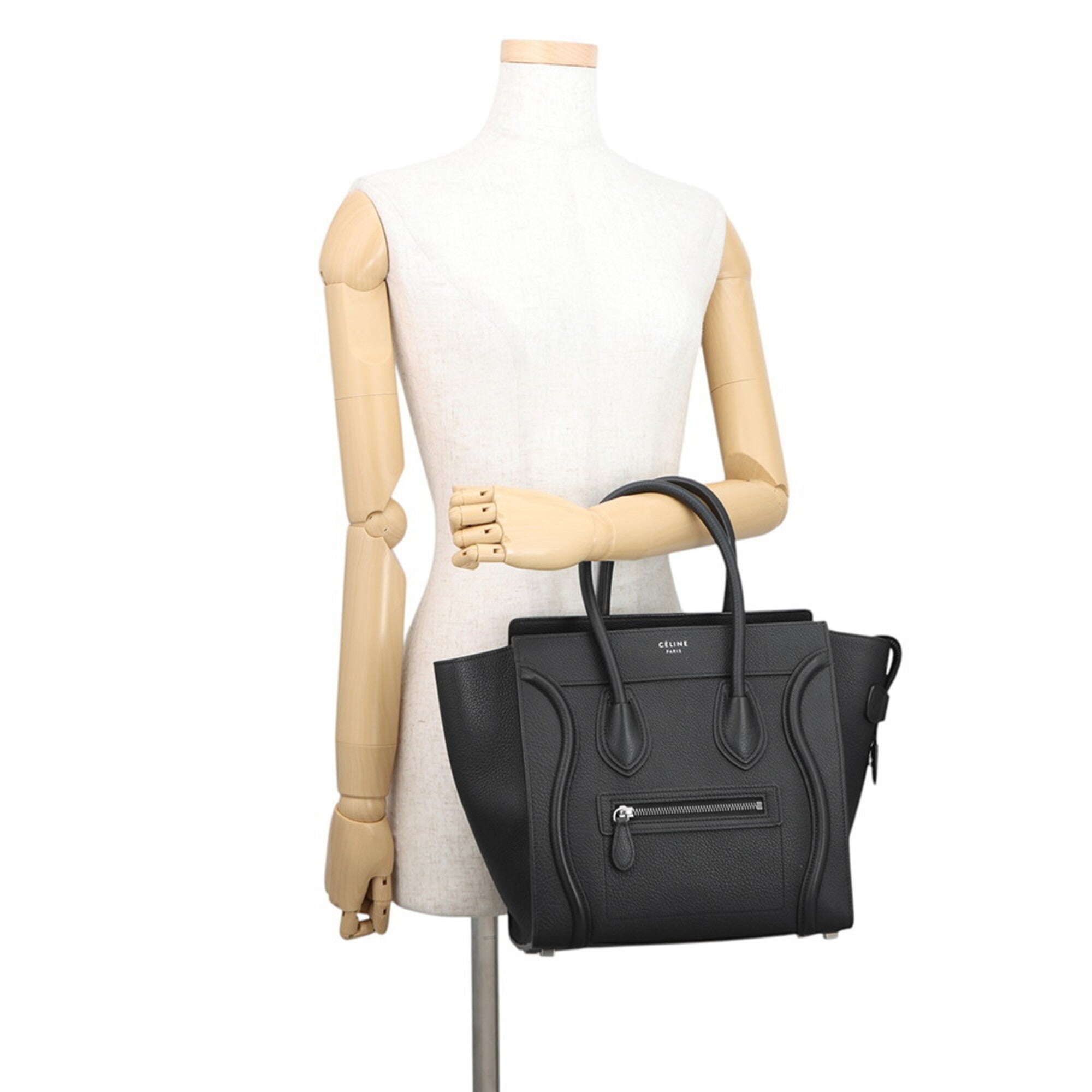 Celine Black Leather Handbag (Pre-Owned)