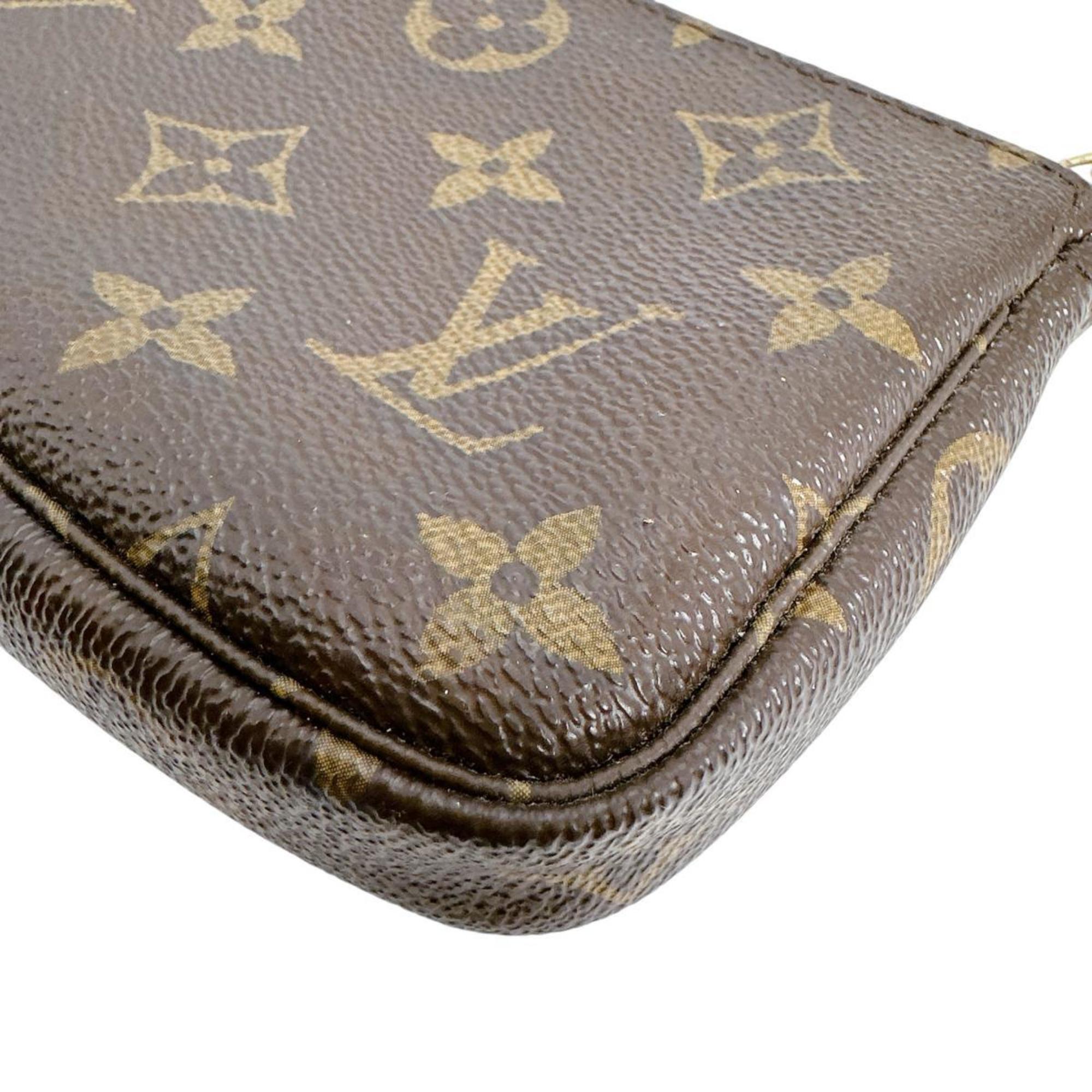 Louis Vuitton Brown Monogram Monogram Handbag Pochette Pouch (Pre-Owned)