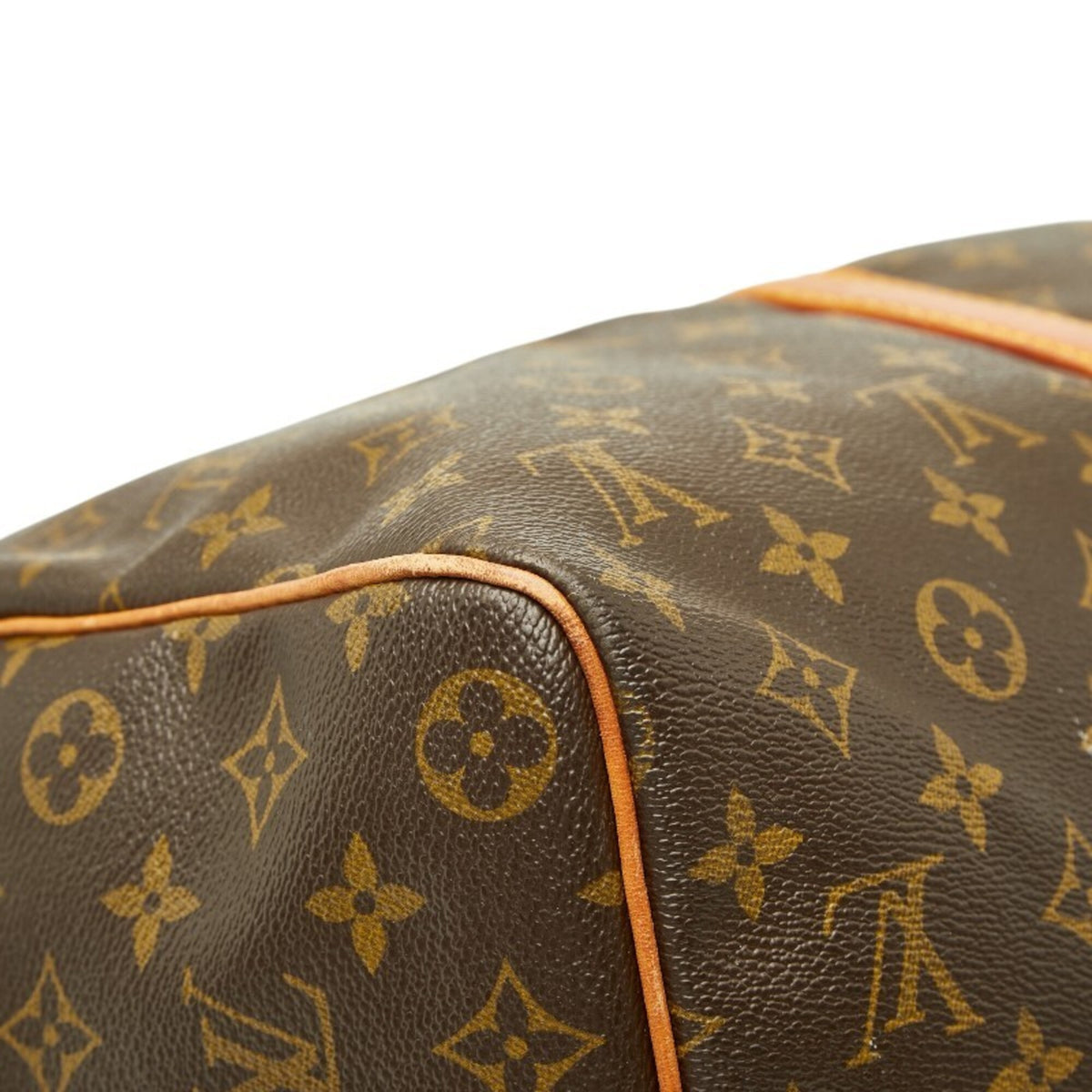 Louis Vuitton Brown Pvc Leather Boston Bag Handbag (Pre-Owned)