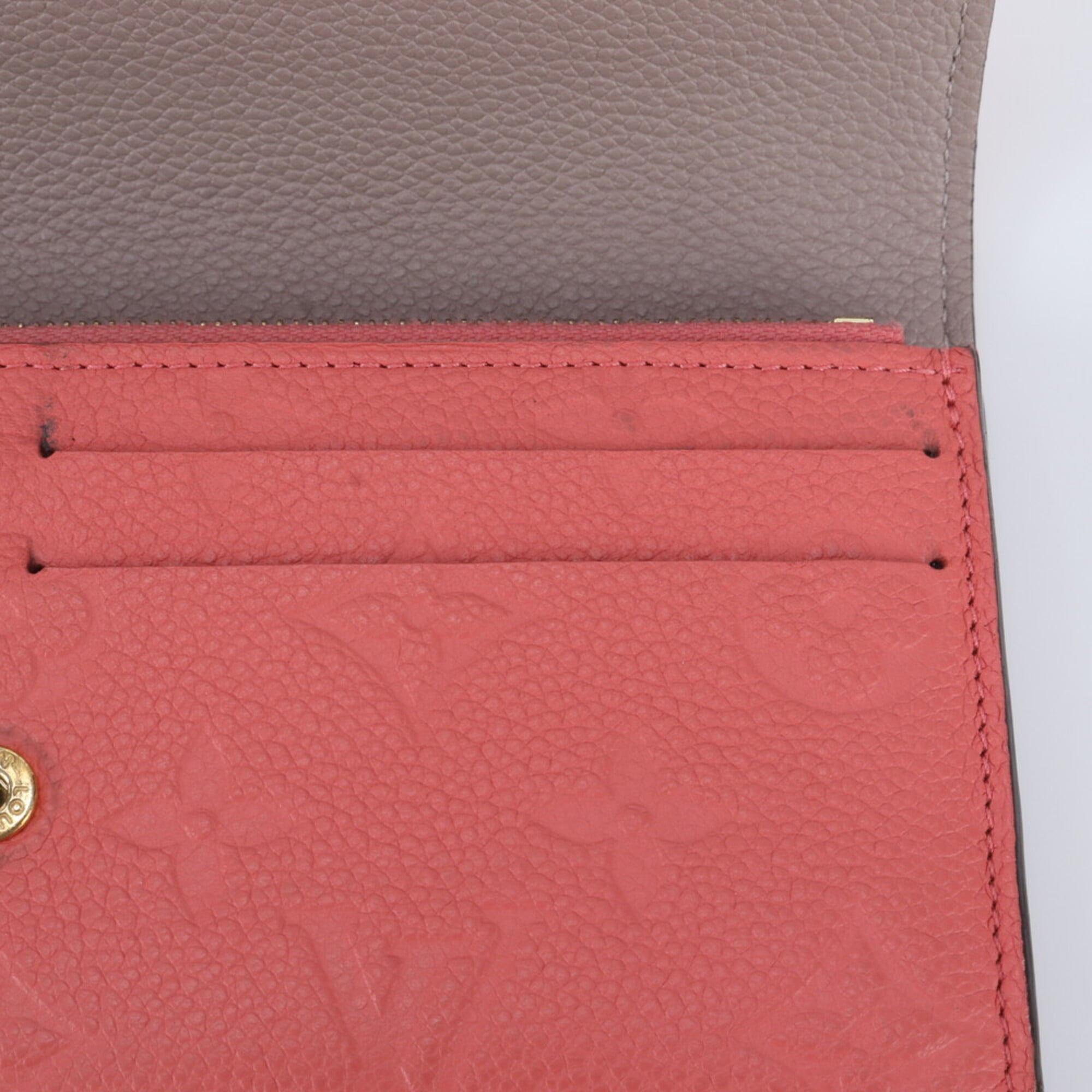 Louis Vuitton Blossom Leather Long Wallet (Bi-Fold) (Pre-Owned)