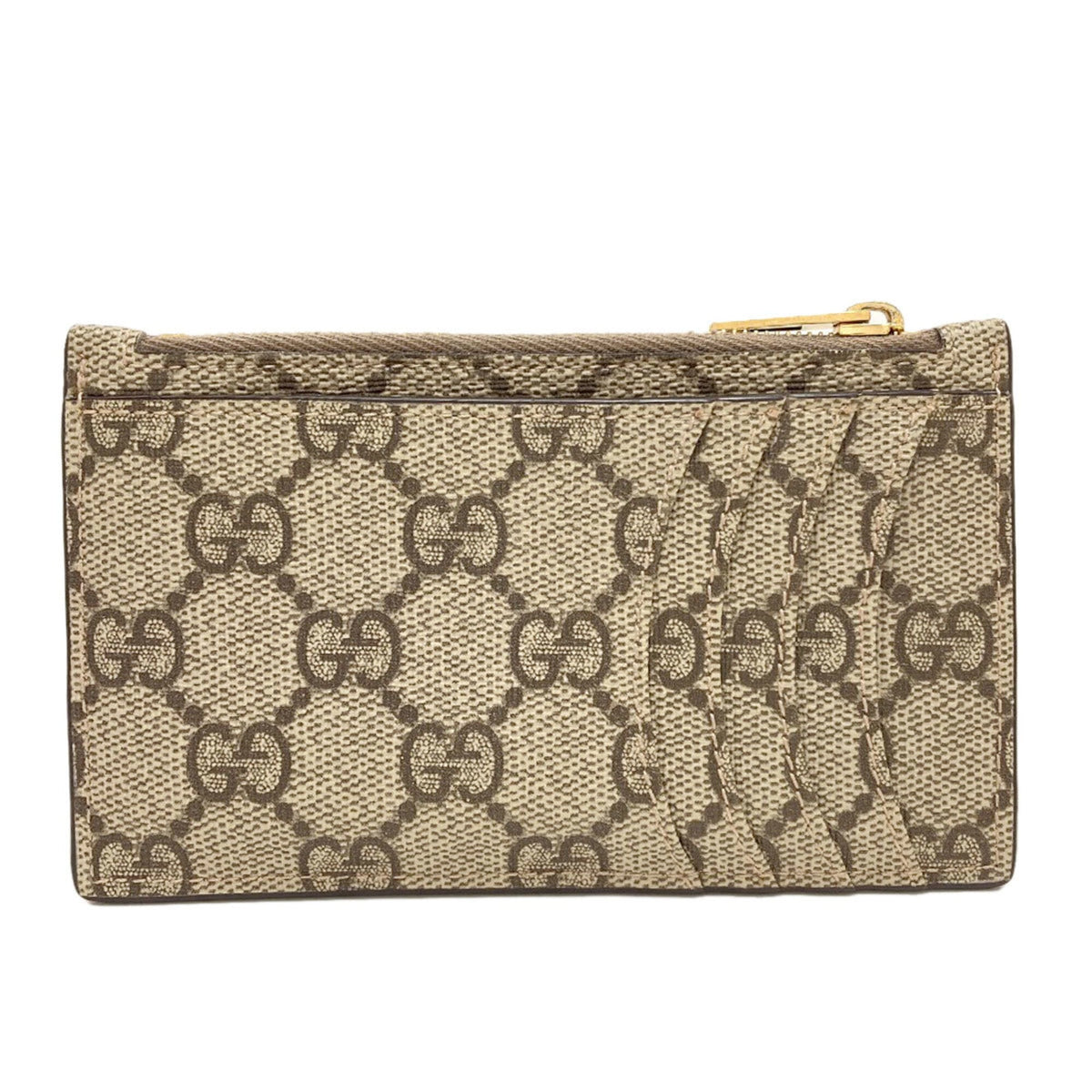 Gucci Brown Pvc Coin Purse/Coin Case (Pre-Owned)