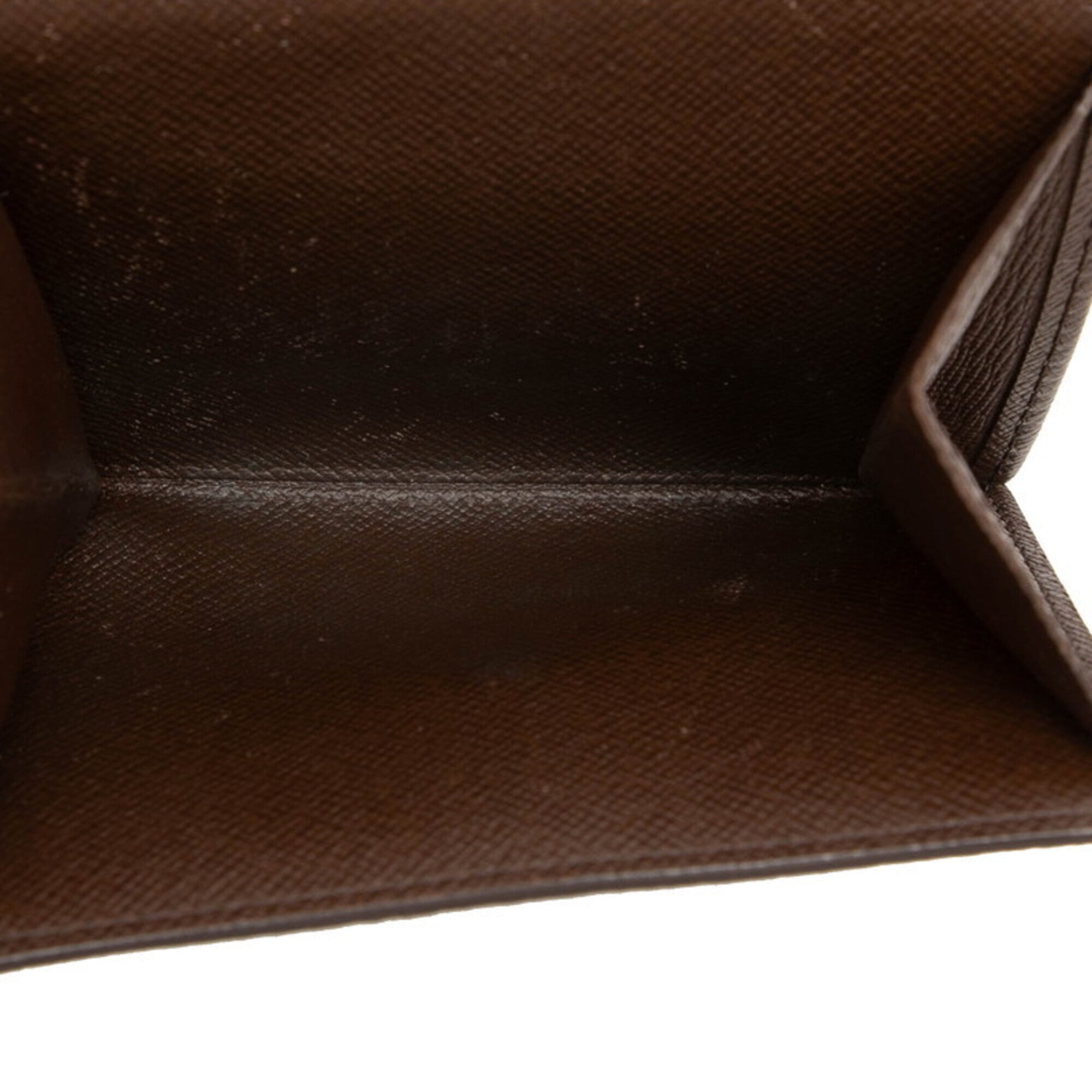 Louis Vuitton Brown Damier Canvas Pvc Leather Wallet (Bi-Fold) (Pre-Owned)