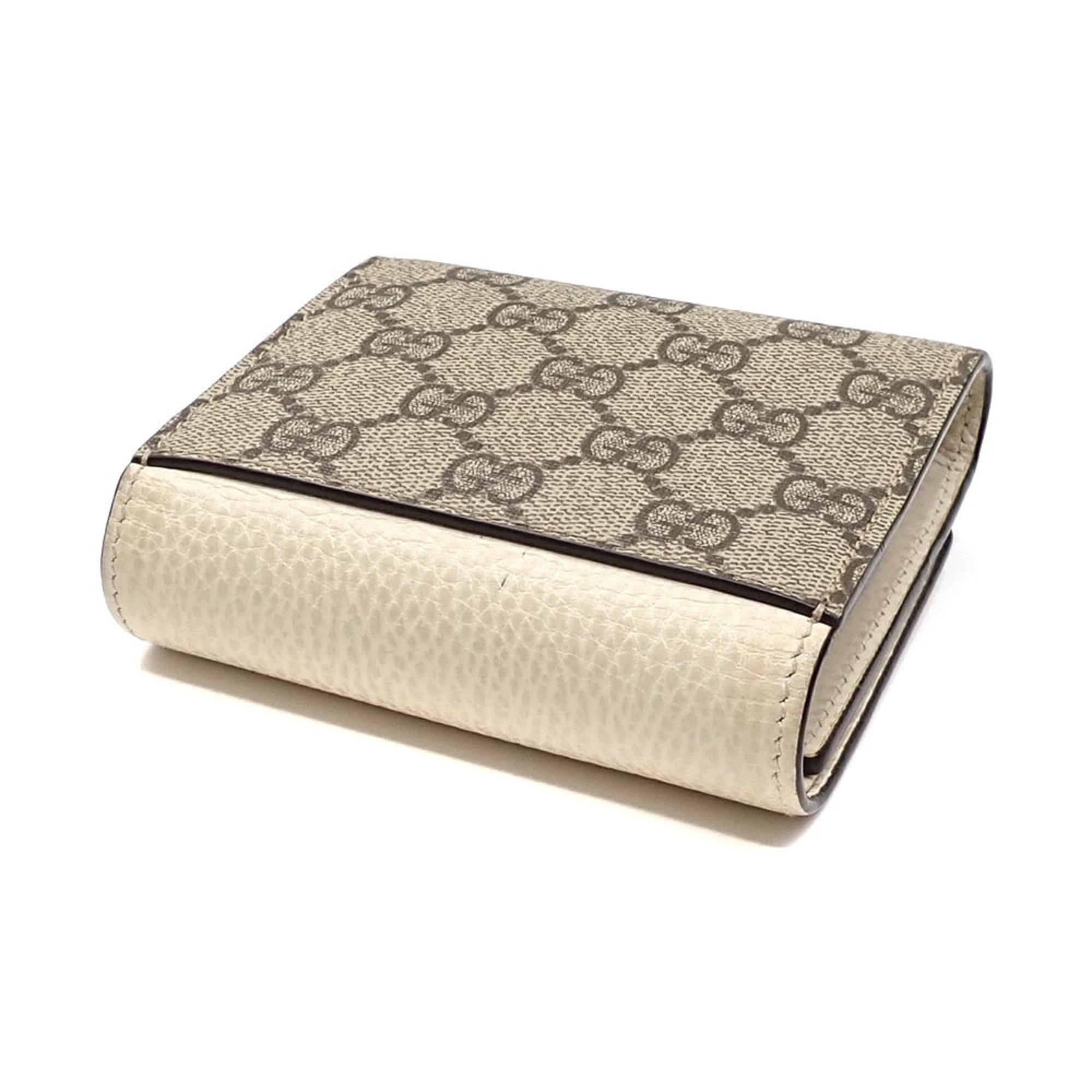 Gucci Ivory Pvc Wallet (Bi-Fold) (Pre-Owned)