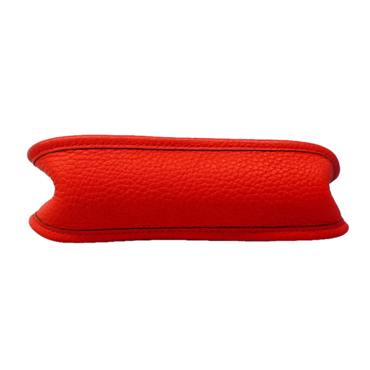 Hermes Red Color Taurillon Clemence Leather Shoulder Bag (Pre-Owned)