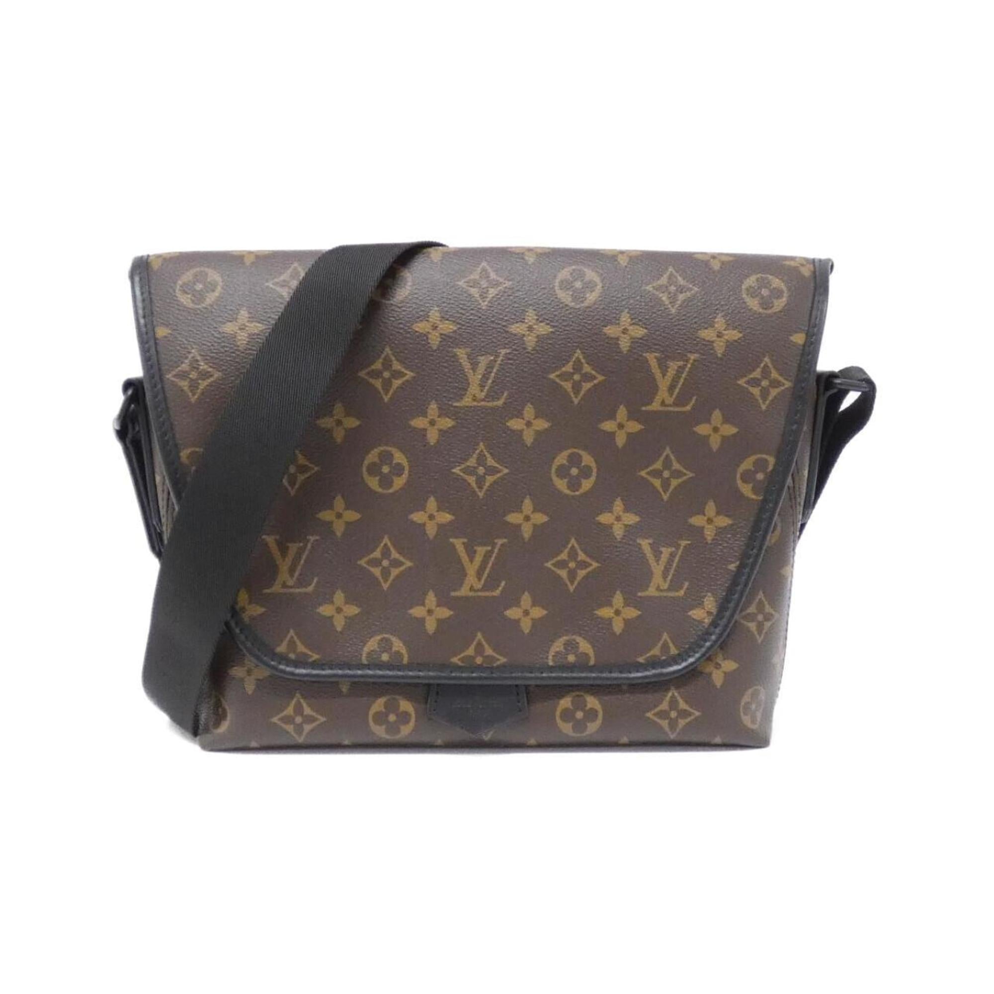 Louis Vuitton Marron Coated Canvas Shoulder Bag (Pre-Owned)