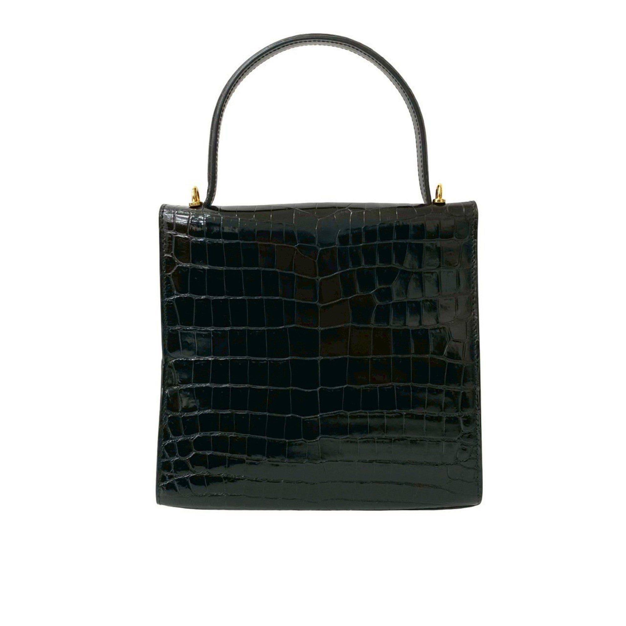 Celine Black Leather Handbag Shoulder Bag (Pre-Owned)