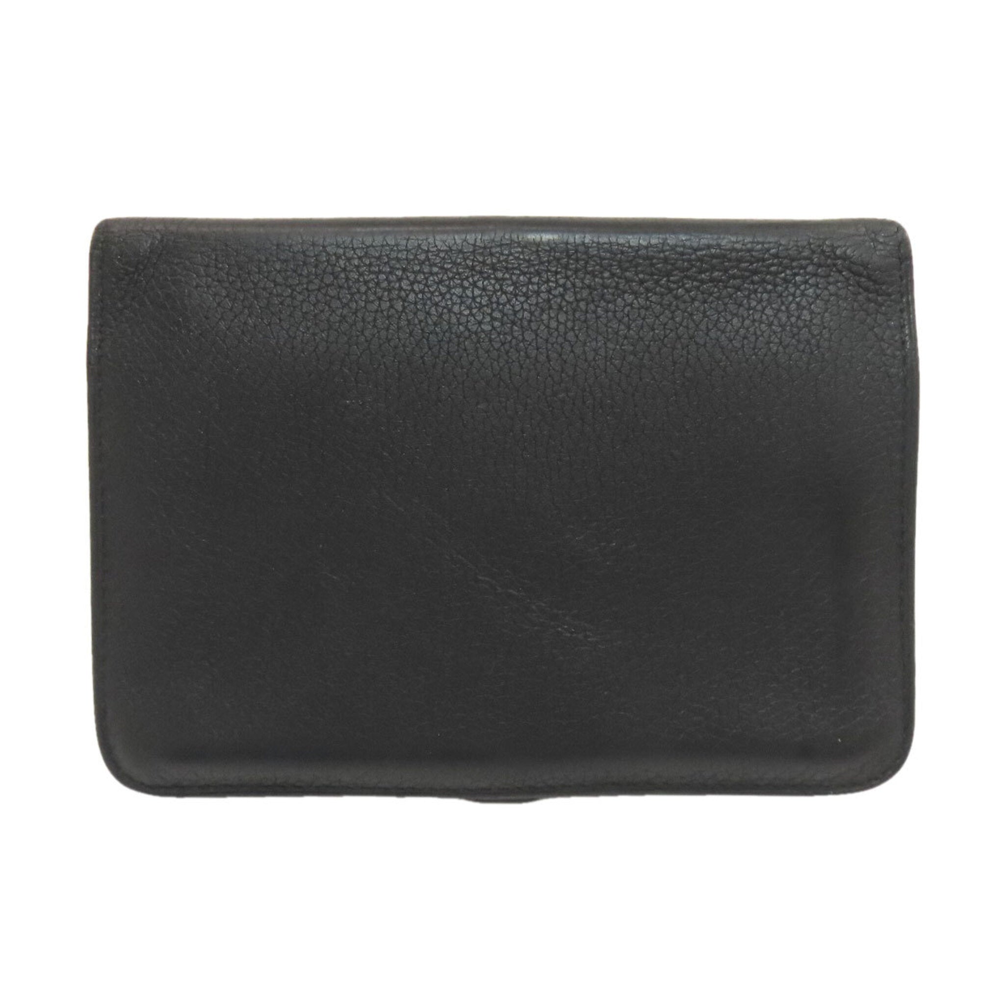Hermes Black Togo Leather Wallet (Bi-Fold) (Pre-Owned)