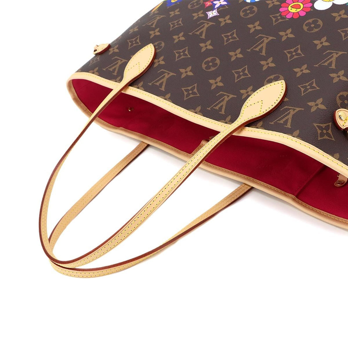Louis Vuitton Brown Multi-Color Monogram Canvas Handbag Tote Bag (Pre-Owned)