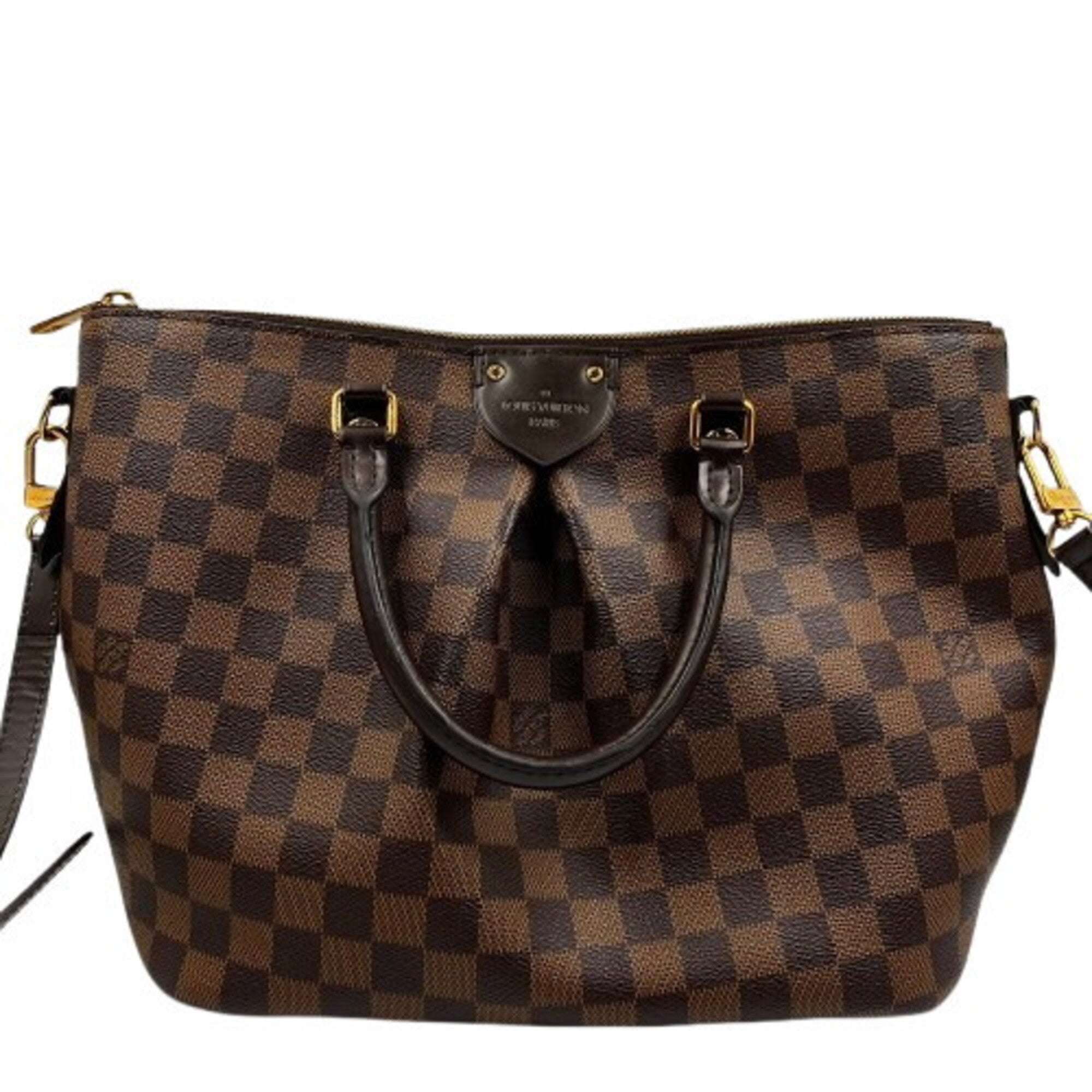 Louis Vuitton Brown Pvc Handbag Shoulder Bag (Pre-Owned)