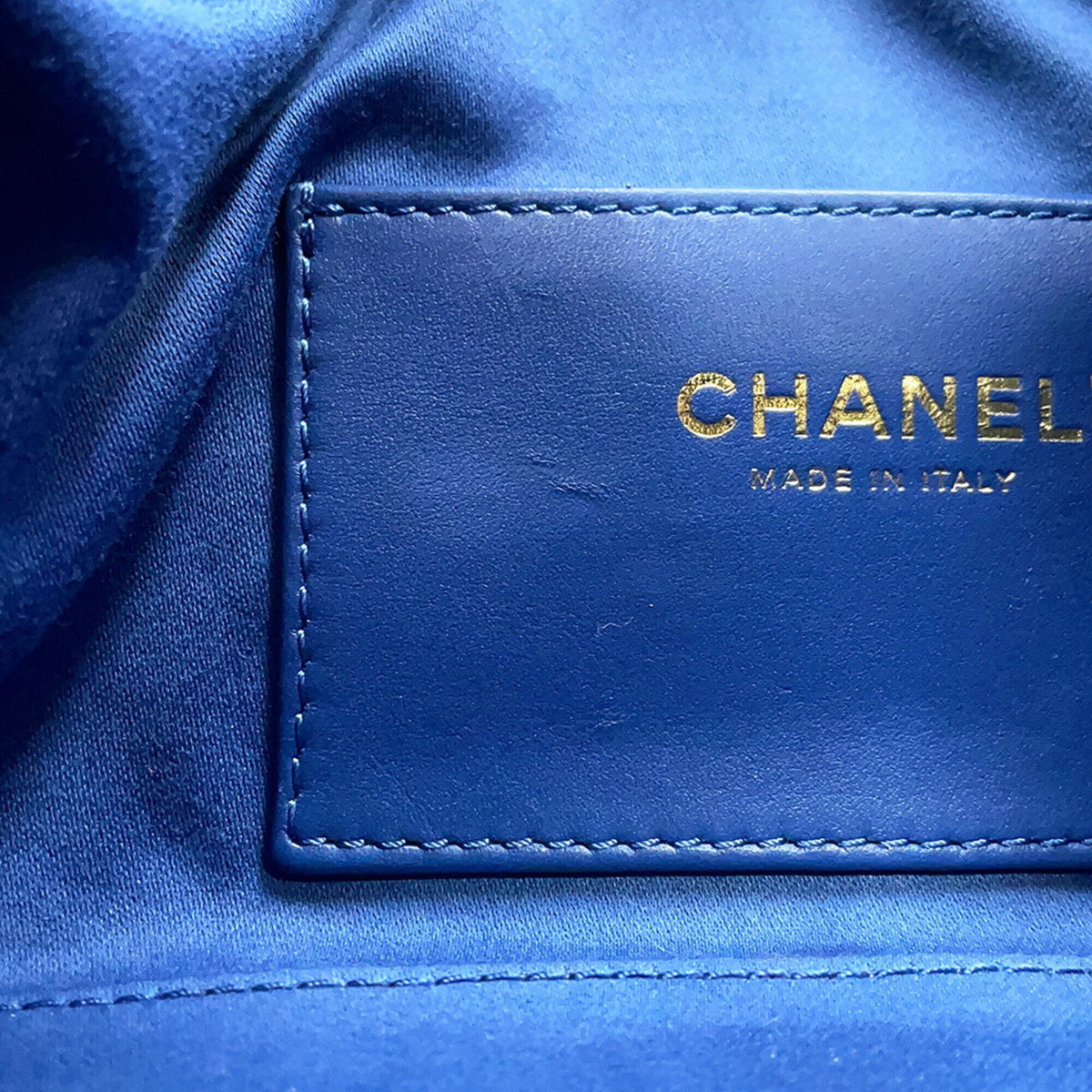 Chanel Matelasse Blue Denim Handbag Shoulder Bag (Pre-Owned)