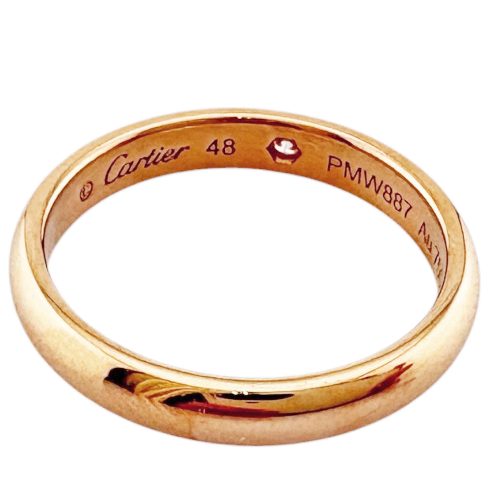 Cartier Pink Gold Pink Gold (18K) Band Ring (Pre-Owned)