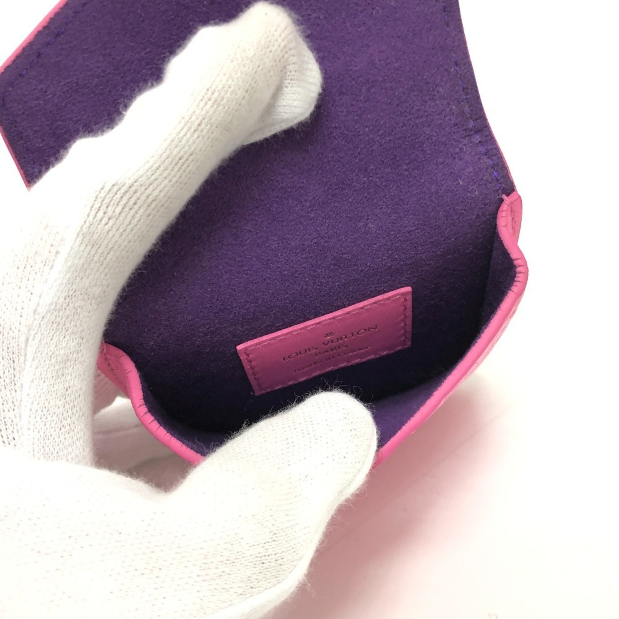 Louis Vuitton Pink Rose Leather Shoulder Bag (Pre-Owned)