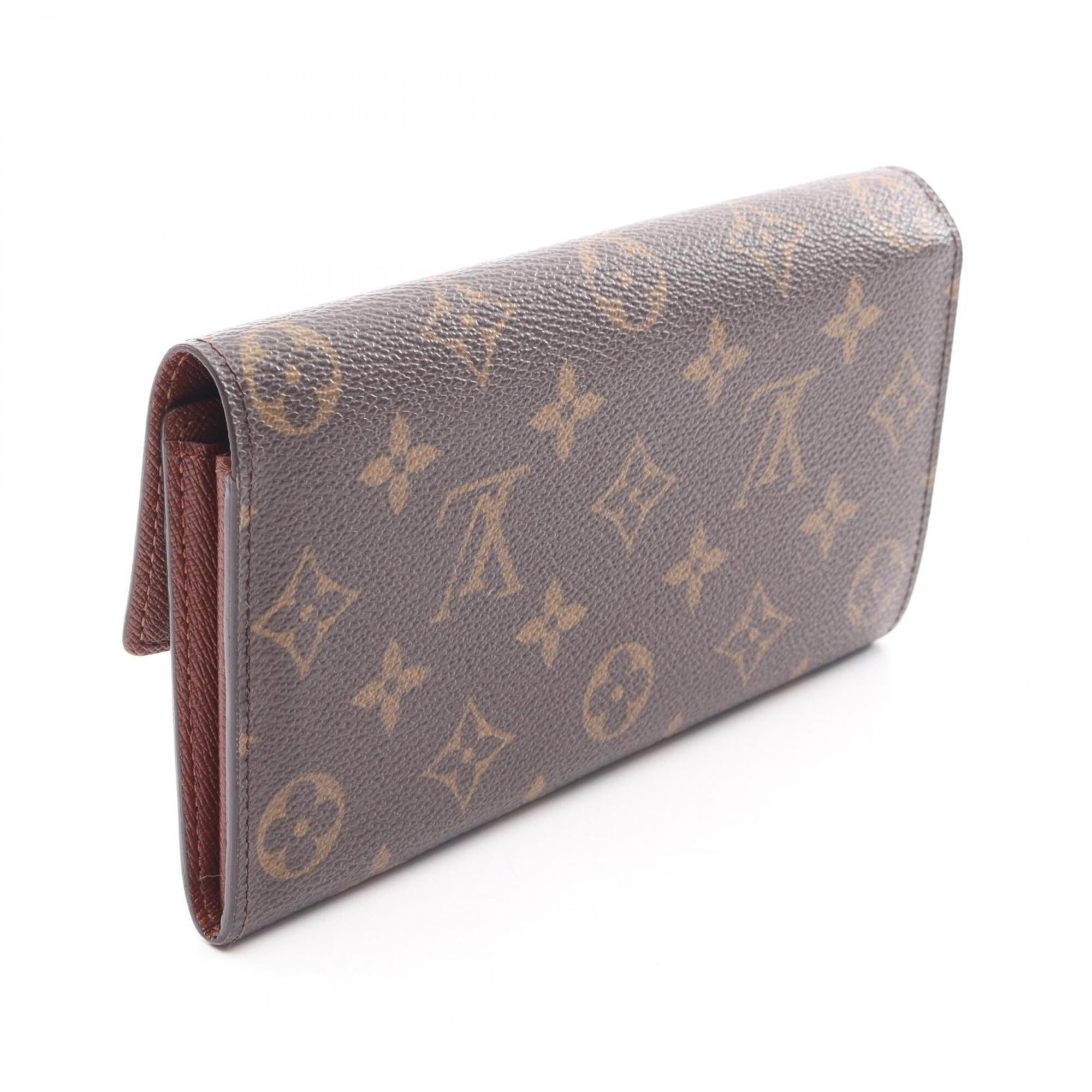 Louis Vuitton Monogram Brown Canvas Pvc Long Wallet (Bi-Fold) (Pre-Owned)