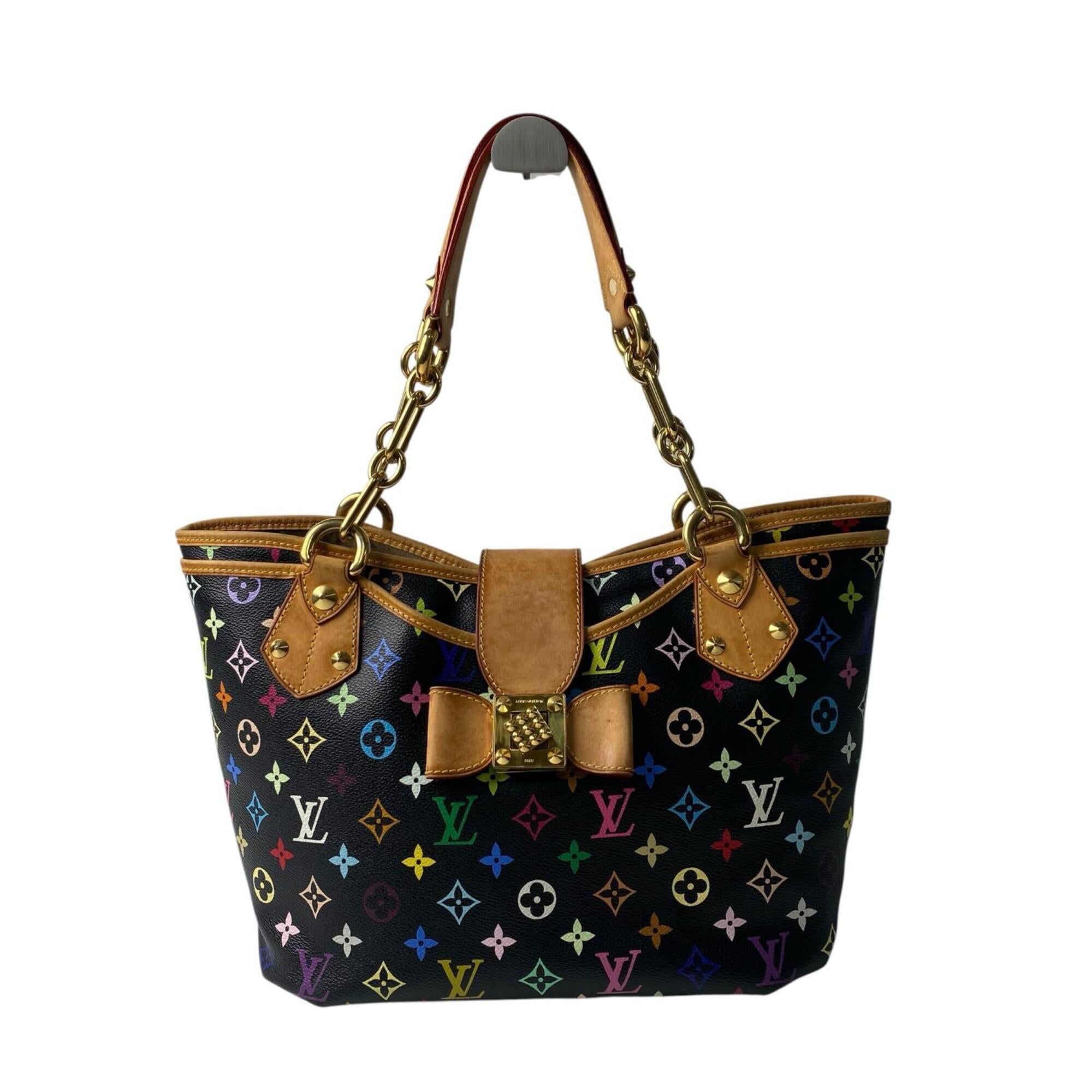 Louis Vuitton Multi-Color Pvc Leather Tote Bag (Pre-Owned)