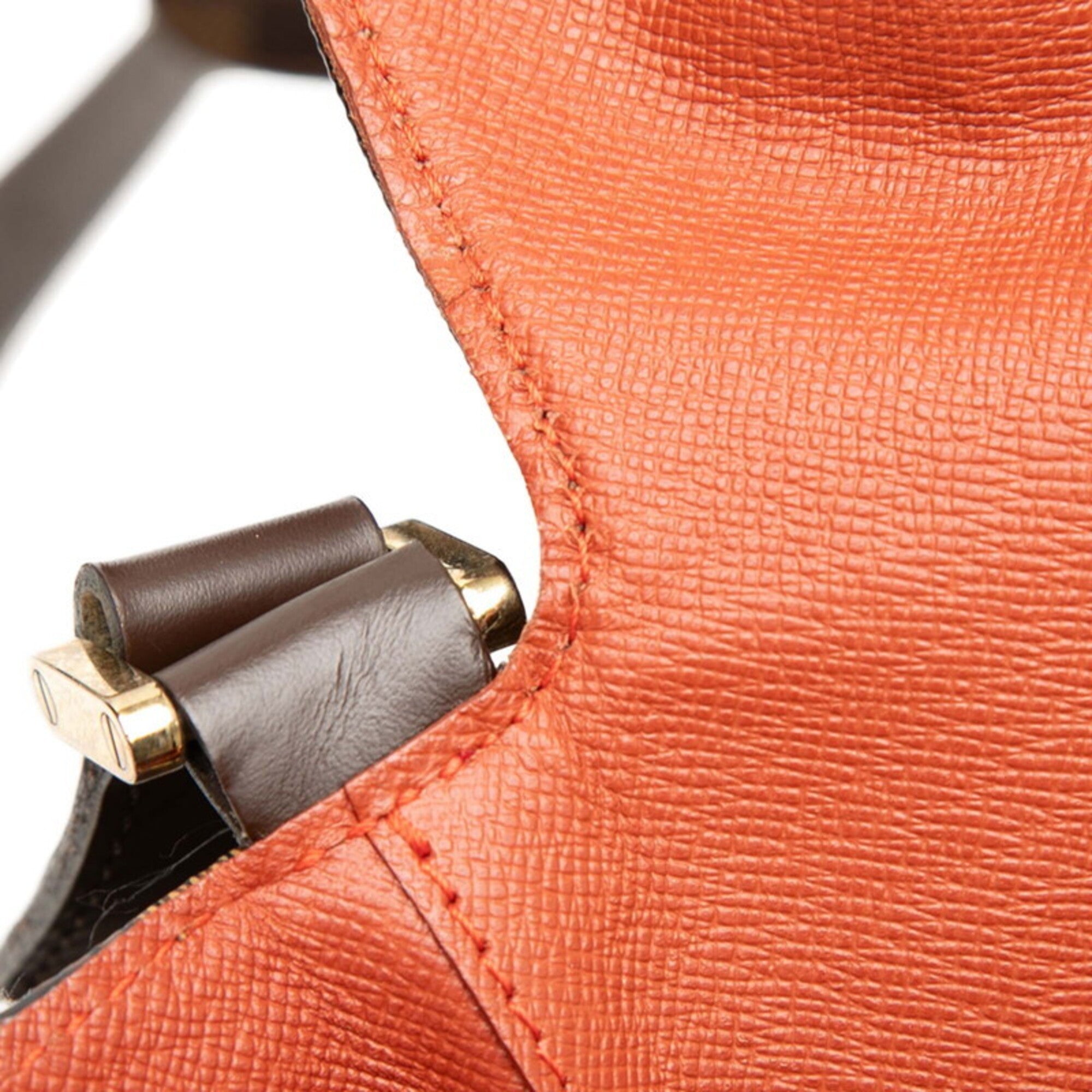 Louis Vuitton Brown Pvc Leather Shoulder Bag (Pre-Owned)
