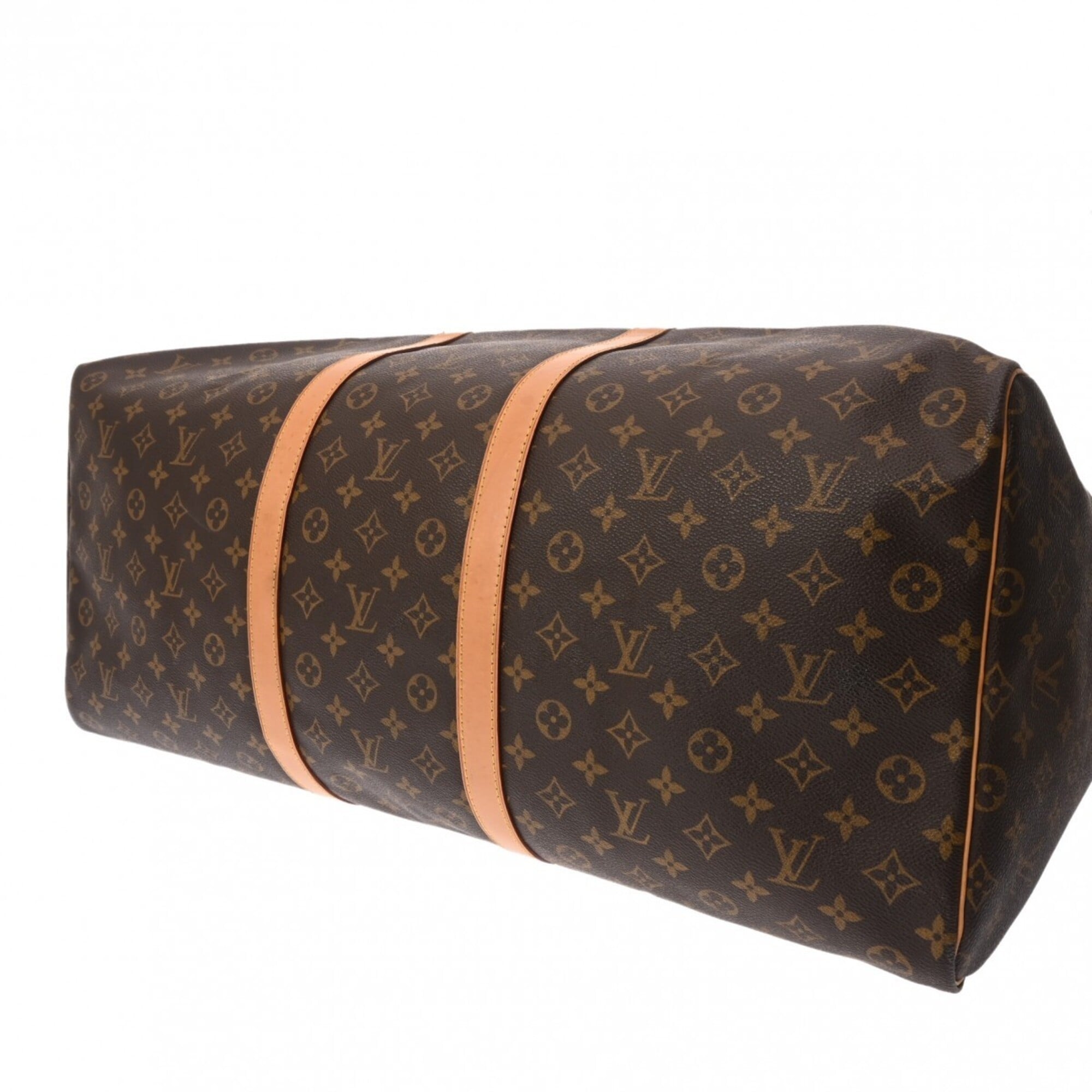 Louis Vuitton Brown Monogram Canvas Boston Bag (Pre-Owned)