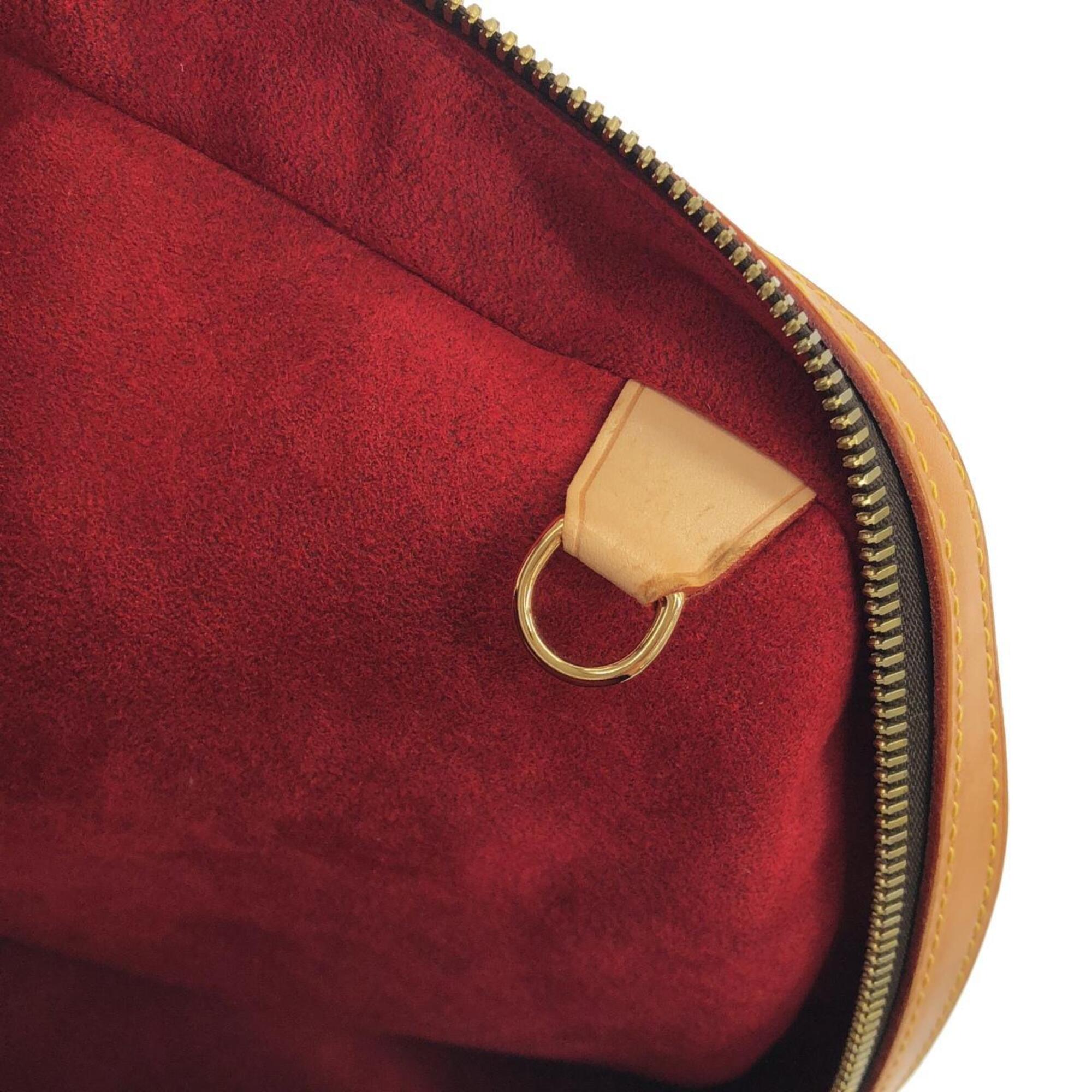 Louis Vuitton Monogram Marron Coated Canvas Handbag (Pre-Owned)