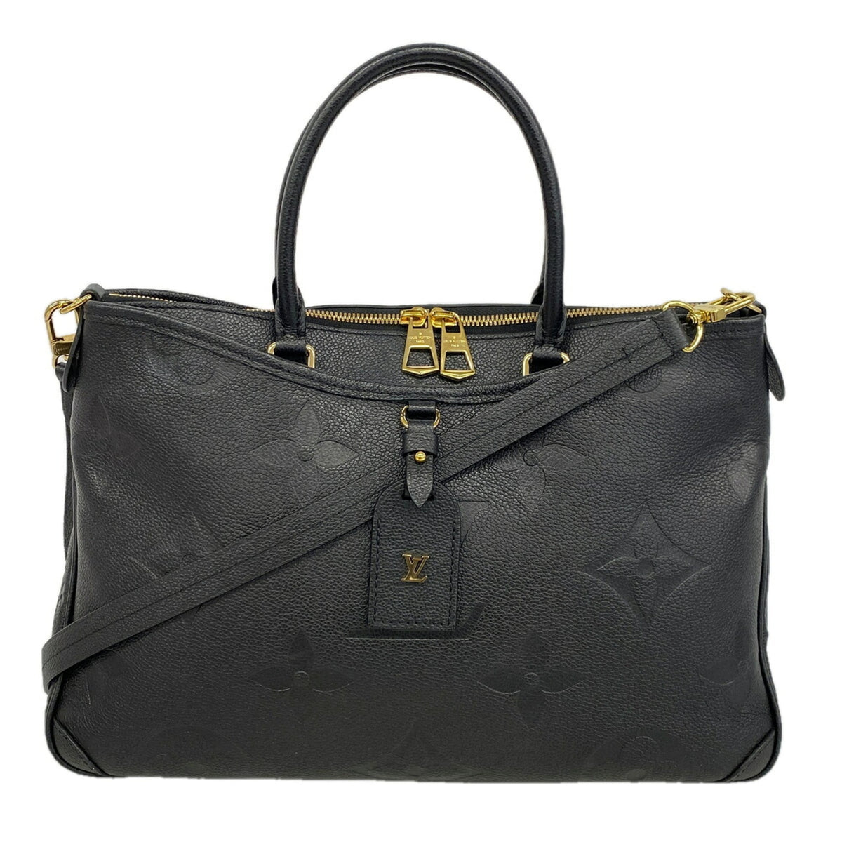 Louis Vuitton Noir Handbag (Pre-Owned)
