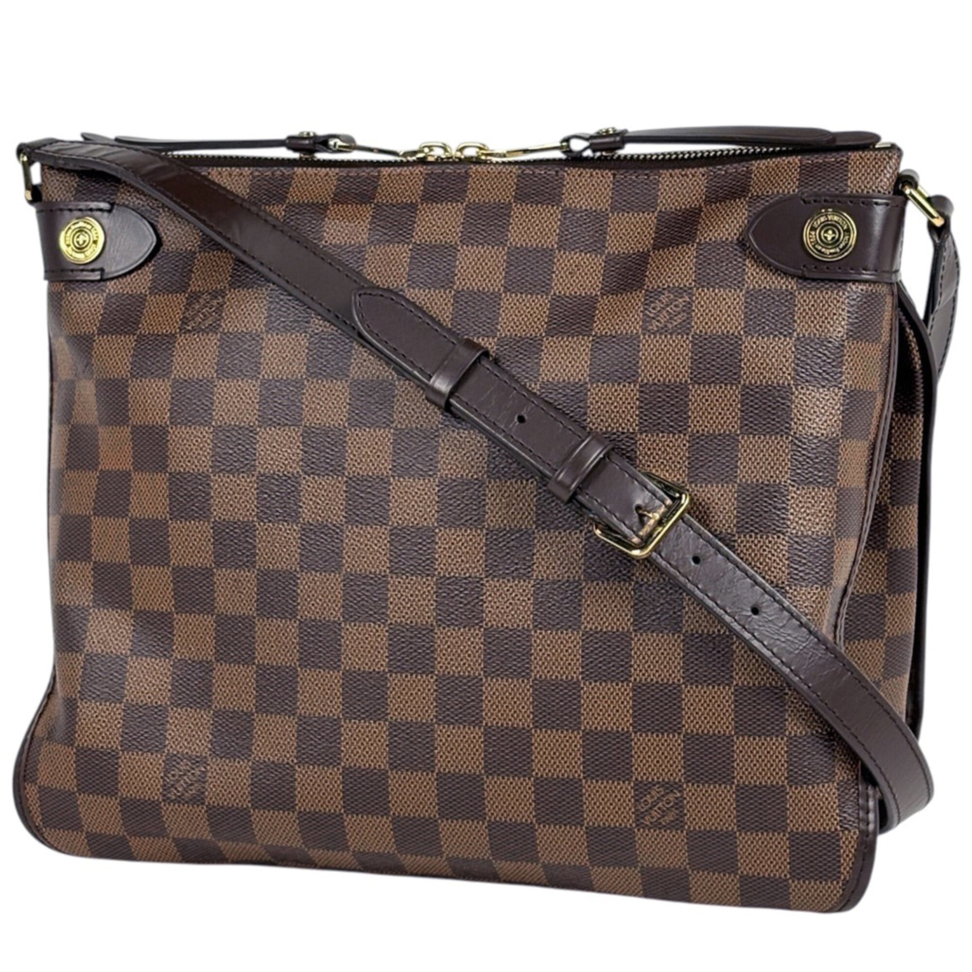 Louis Vuitton Brown Damier Canvas Shoulder Bag (Pre-Owned)