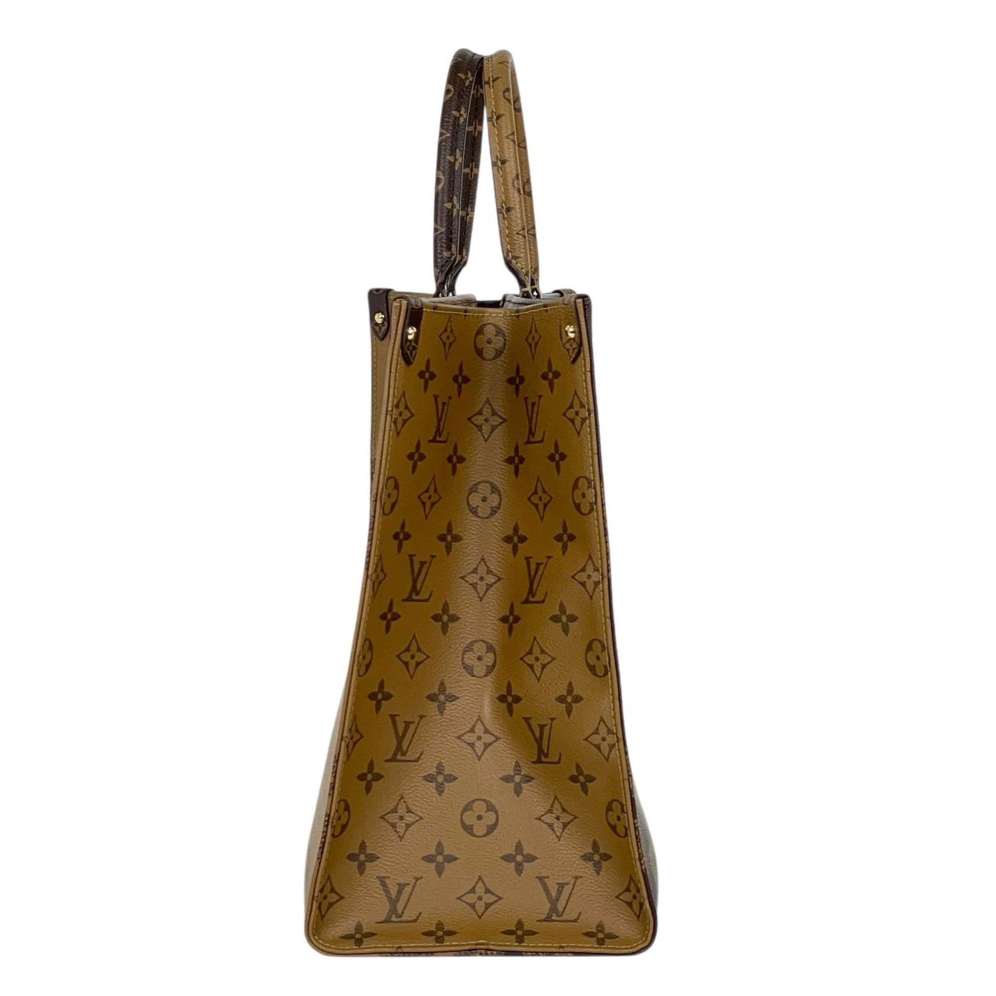 Louis Vuitton Brown Monogram Reverse Shoulder Bag Tote Bag (Pre-Owned)