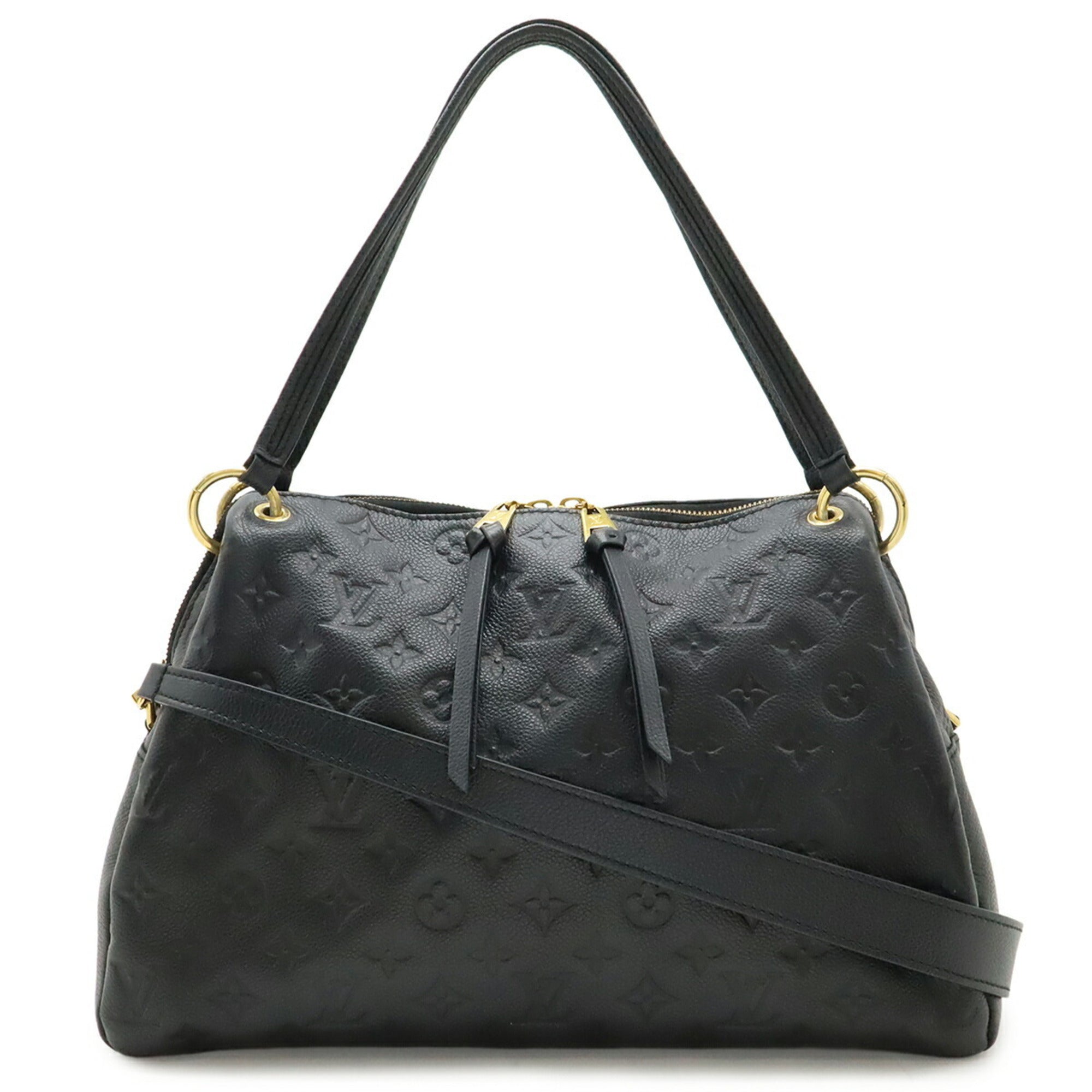 Louis Vuitton Monogram Empreinte Black Noir Monogram Empreinte Shoulder Bag Tote Bag (Pre-Owned)