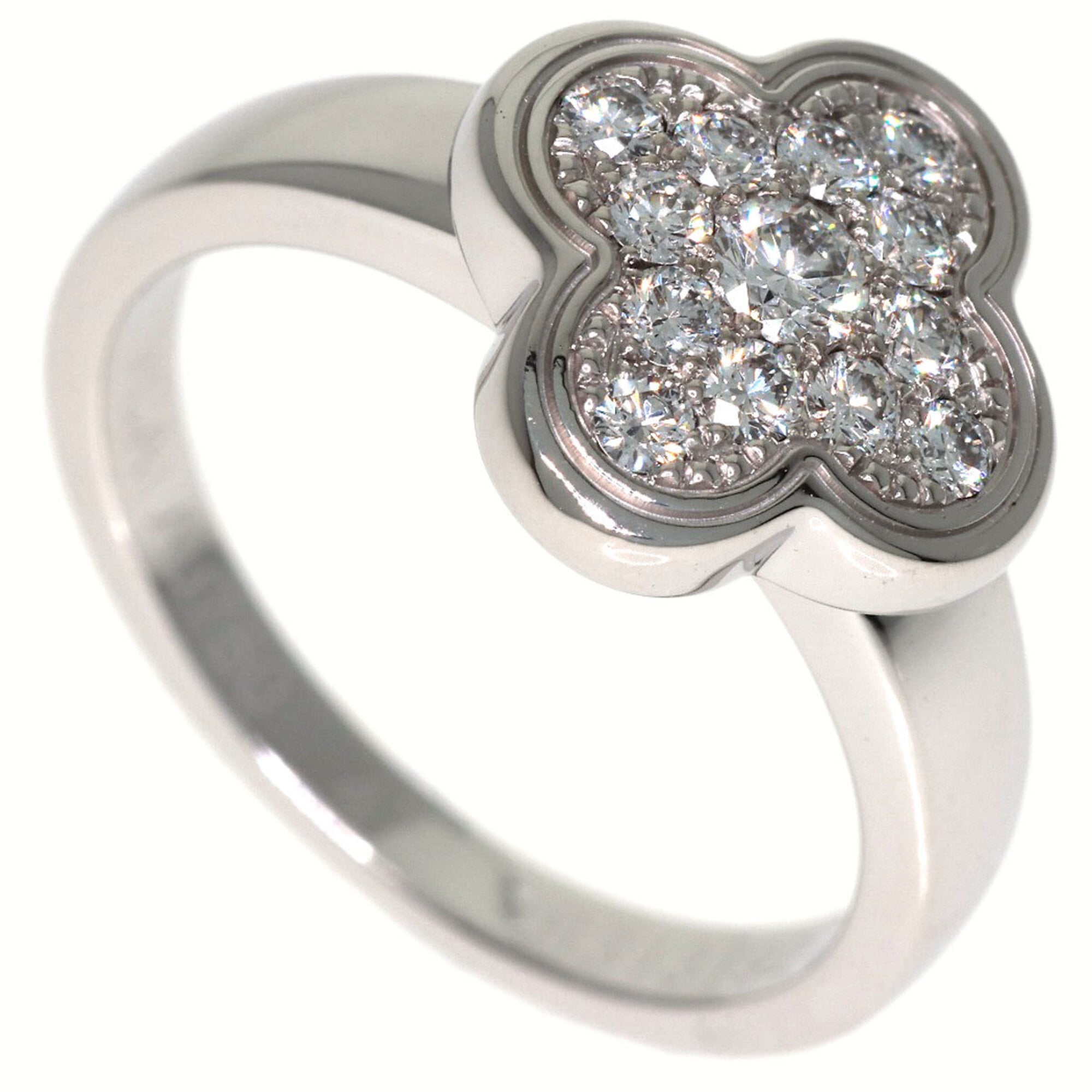 Van Cleef & Arpels White Gold White Gold Band Ring (Pre-Owned)