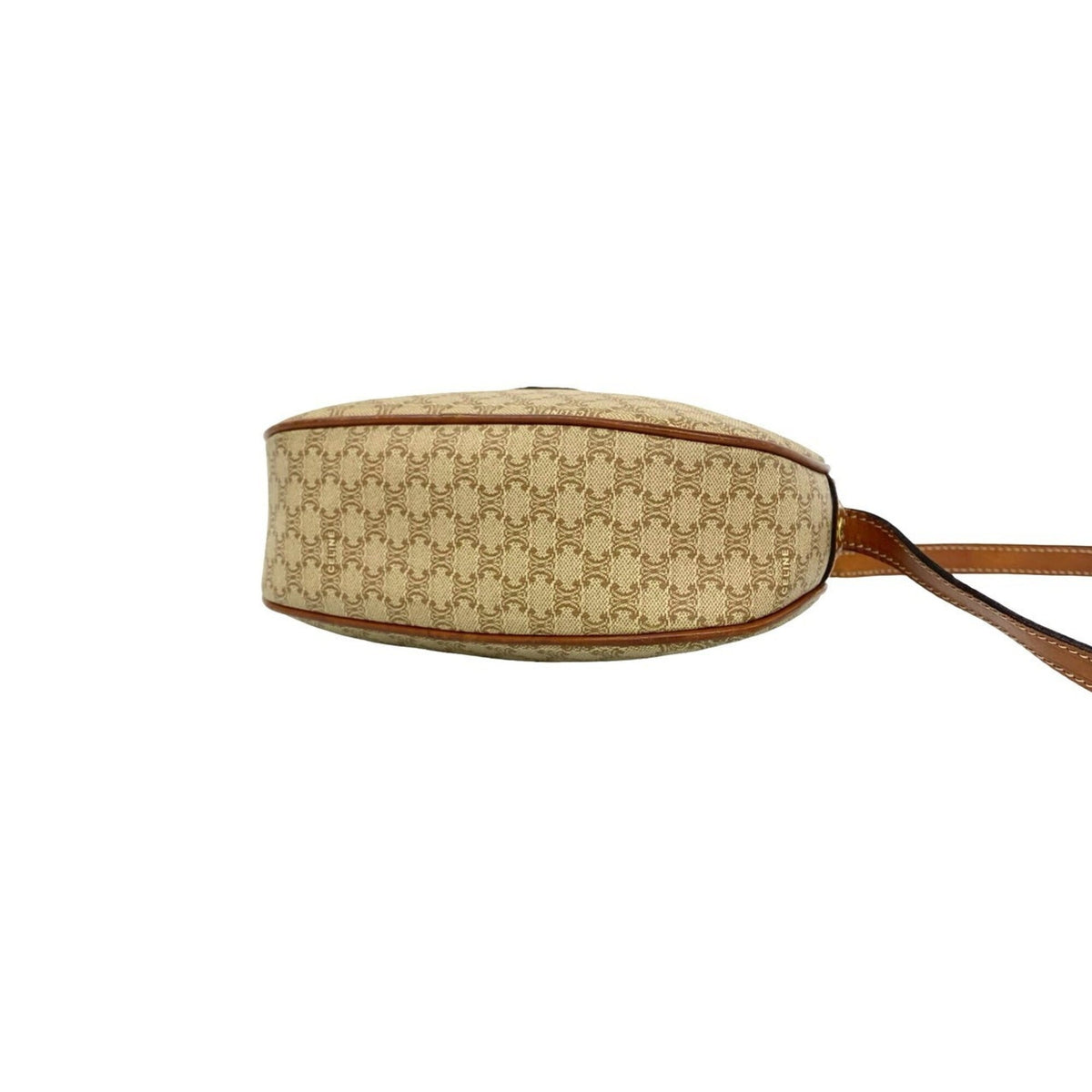 Celine Brown Leather Pvc Pochette Shoulder Bag (Pre-Owned)