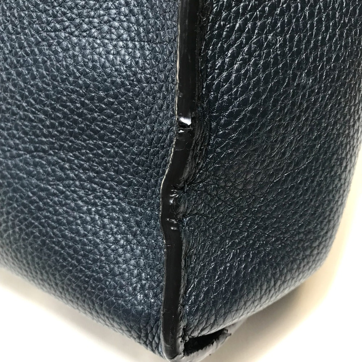 Fendi Navy Leather Briefcase (Pre-Owned)
